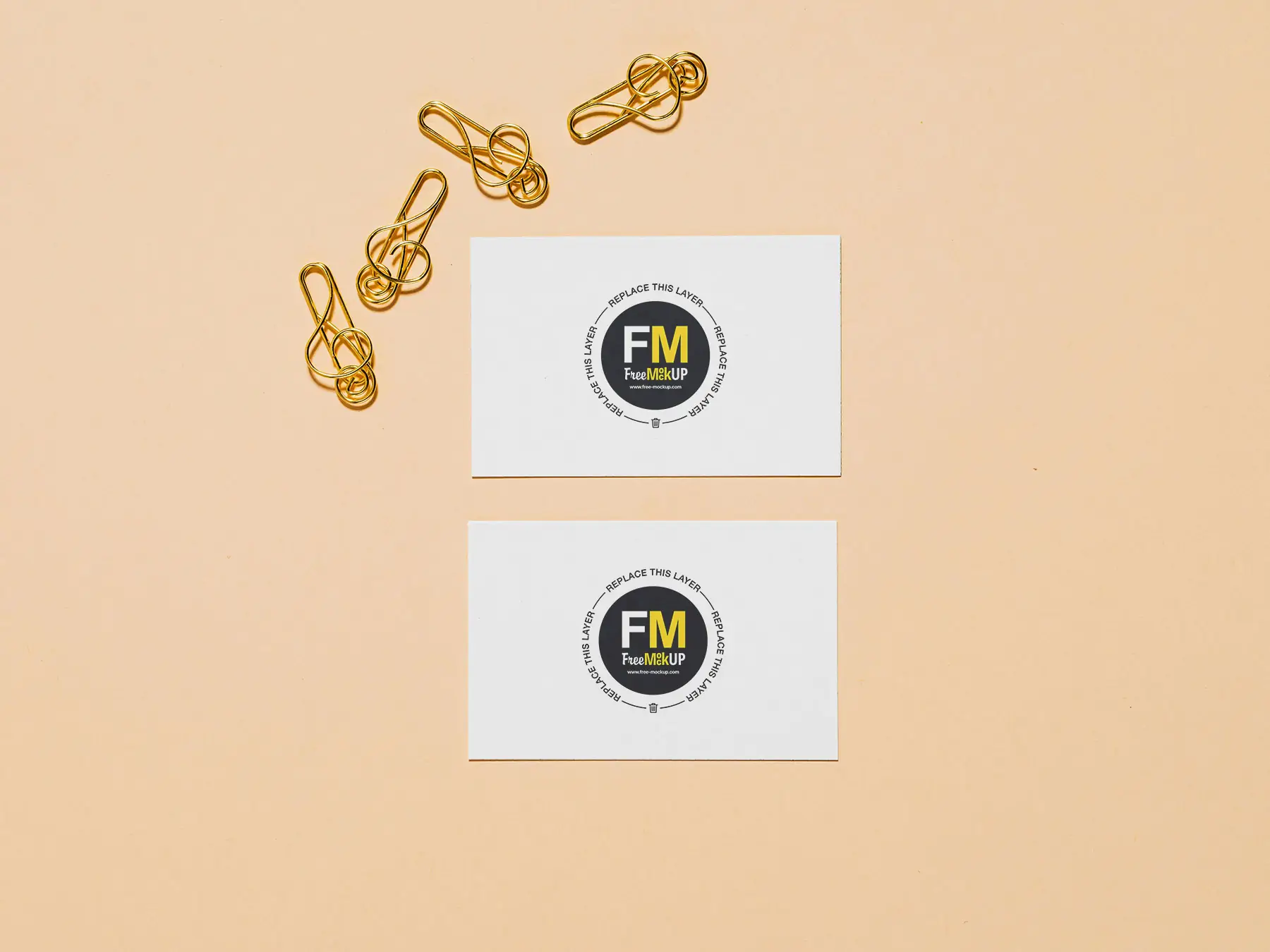 Business Card Mockup (Free PSD)