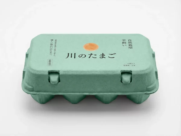 Free Egg Carton Packaging Mockup (8 Eggs)