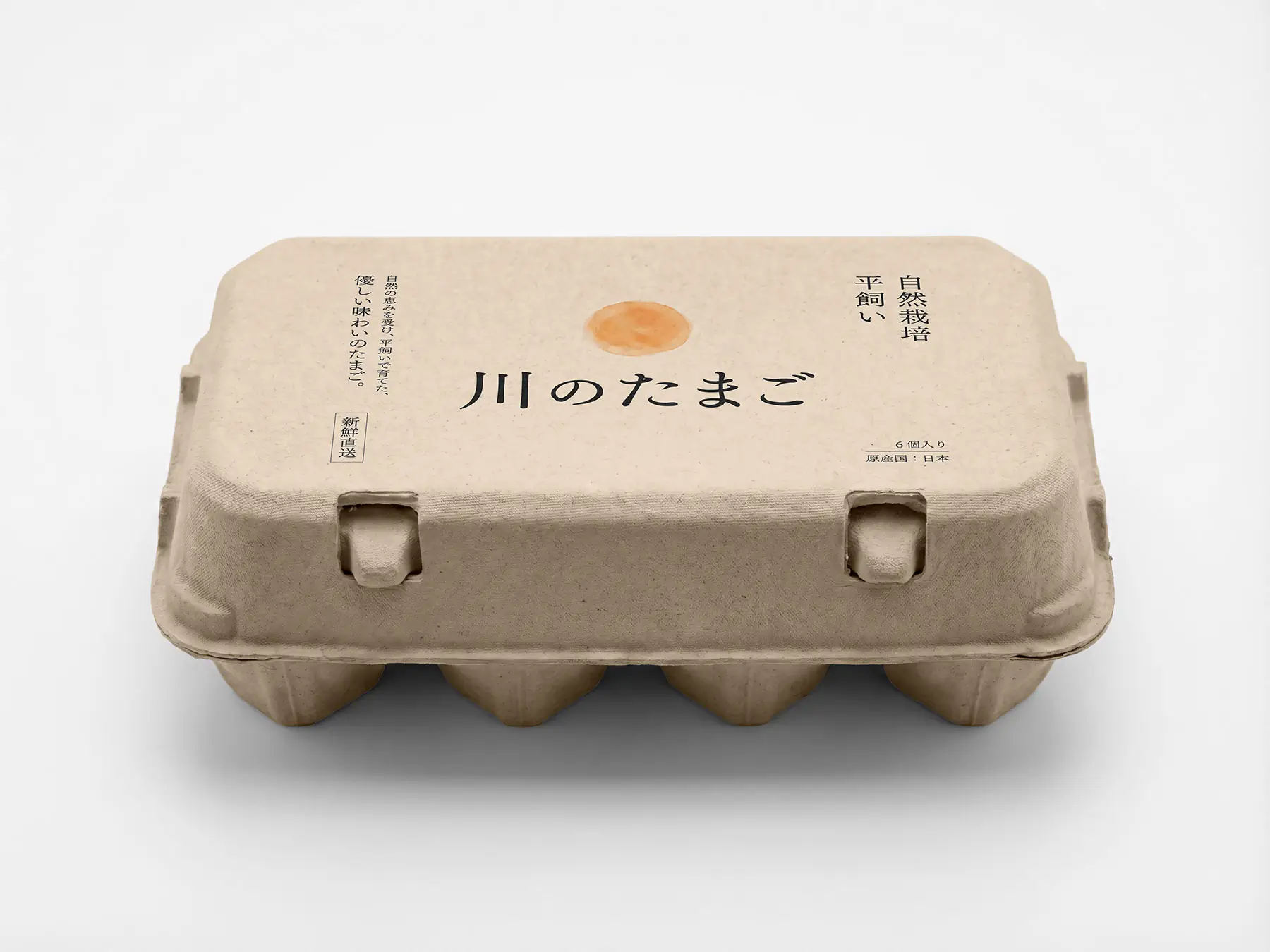 Egg Carton Packaging Mockup (8 Eggs)