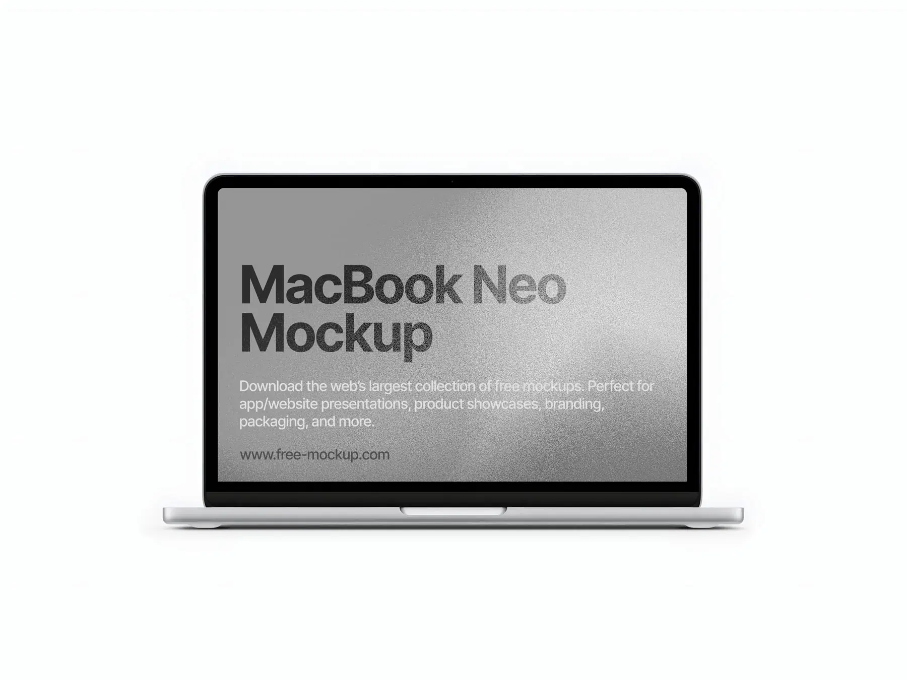 MacBook Mockup: Minimalist Scene (Free Download)