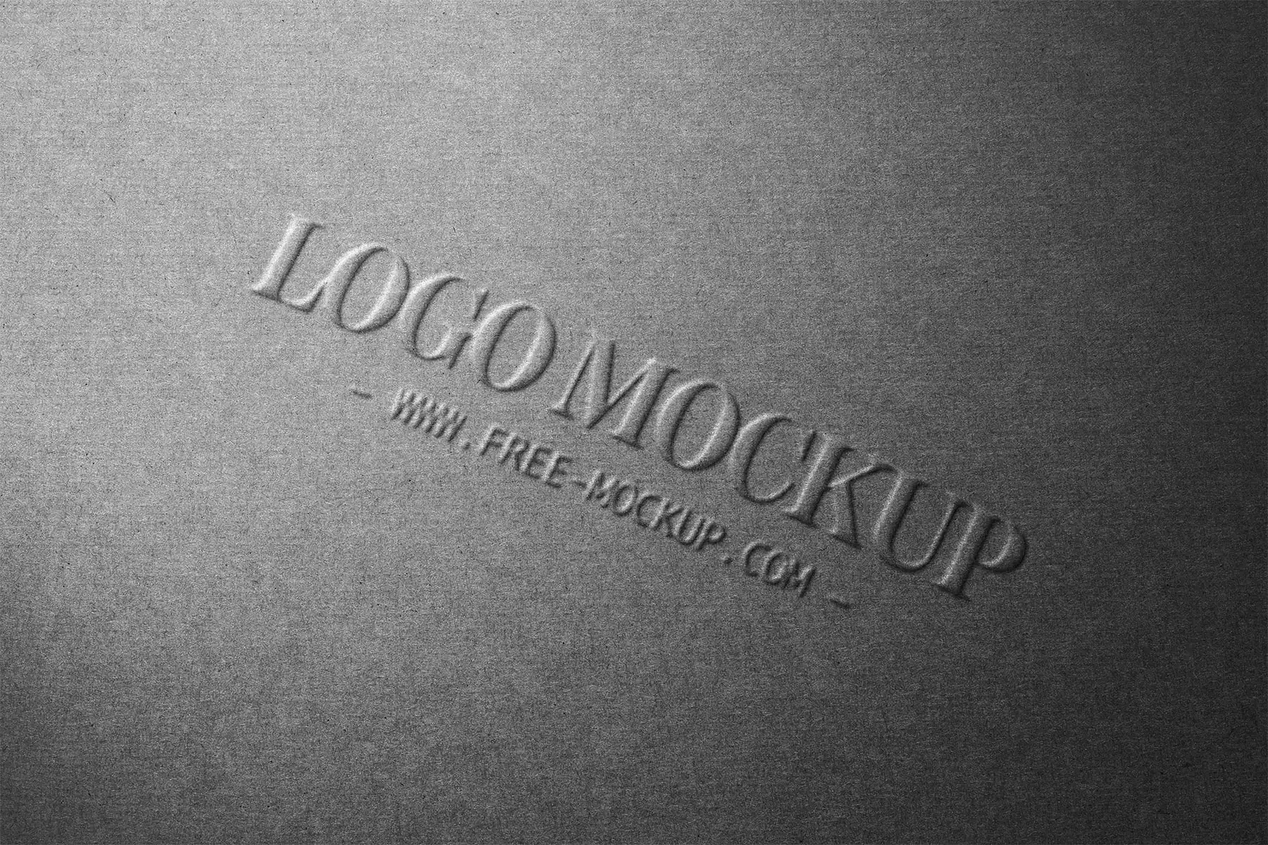 Pressed Paper Logo Mockup (Free Download)