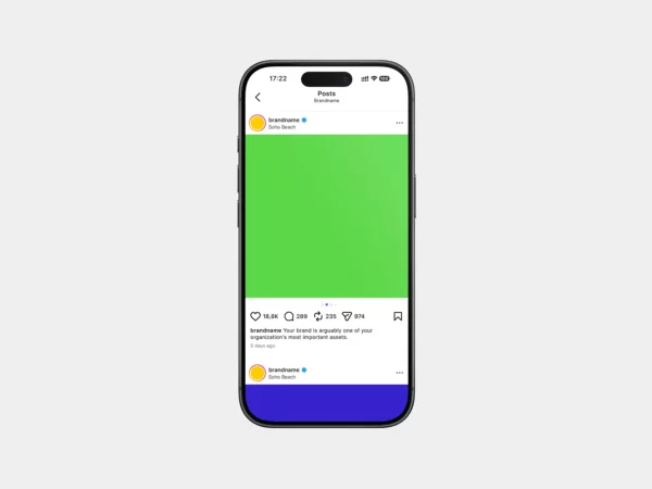 Free Instagram Post Mockup 2026 – Updated UI (PSD)