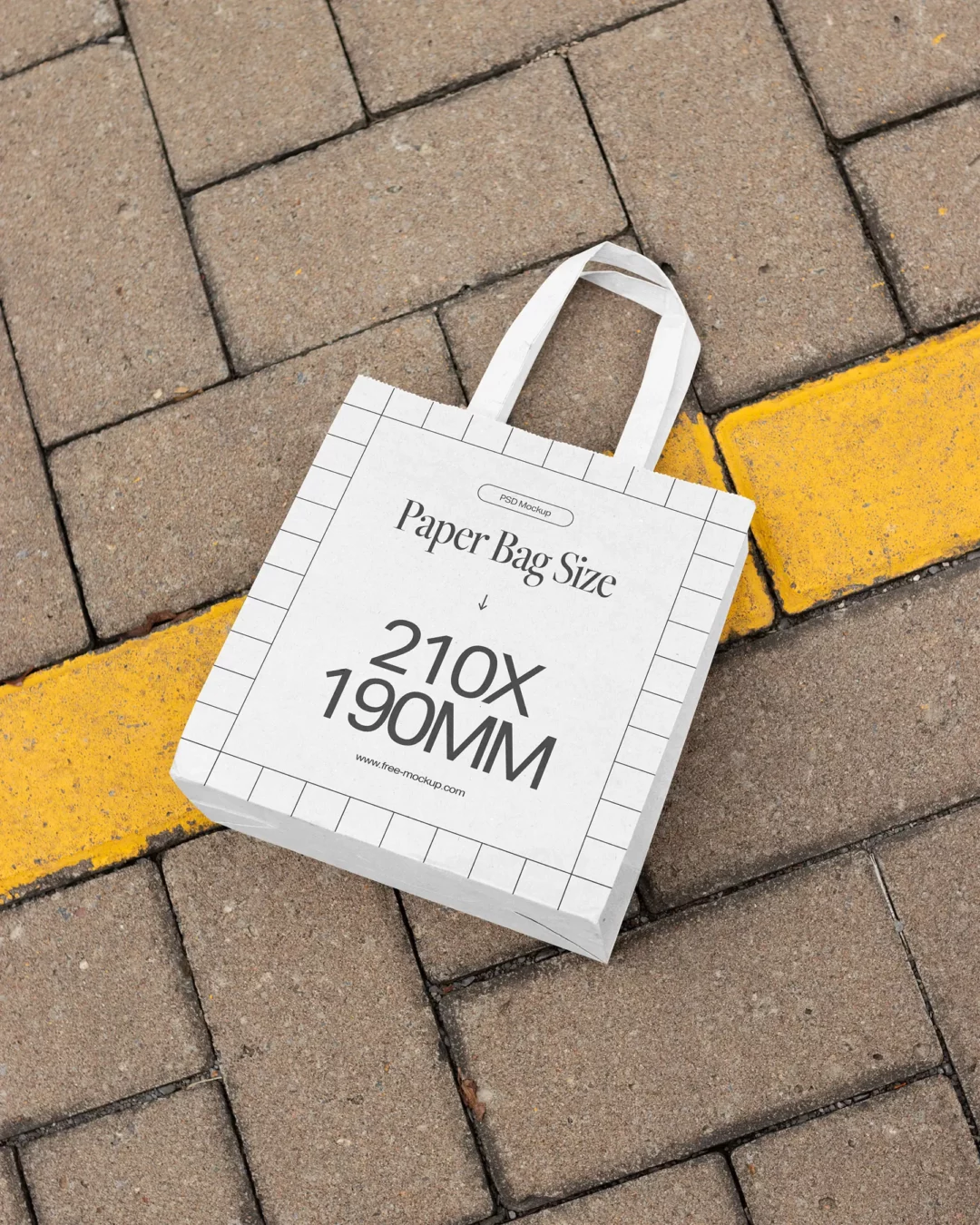 Free Paper Bag Mockup