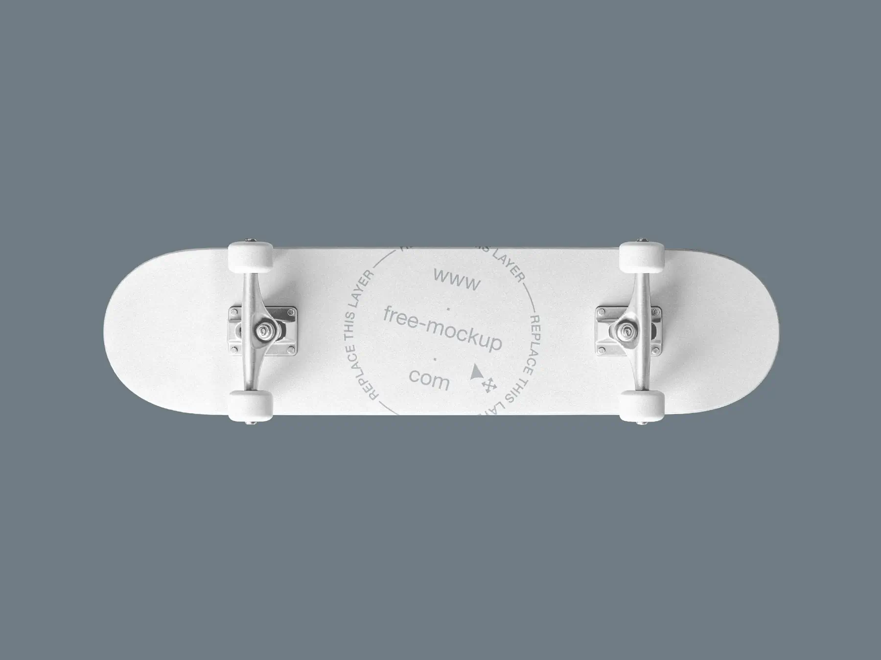Free Skateboard Deck Mockup