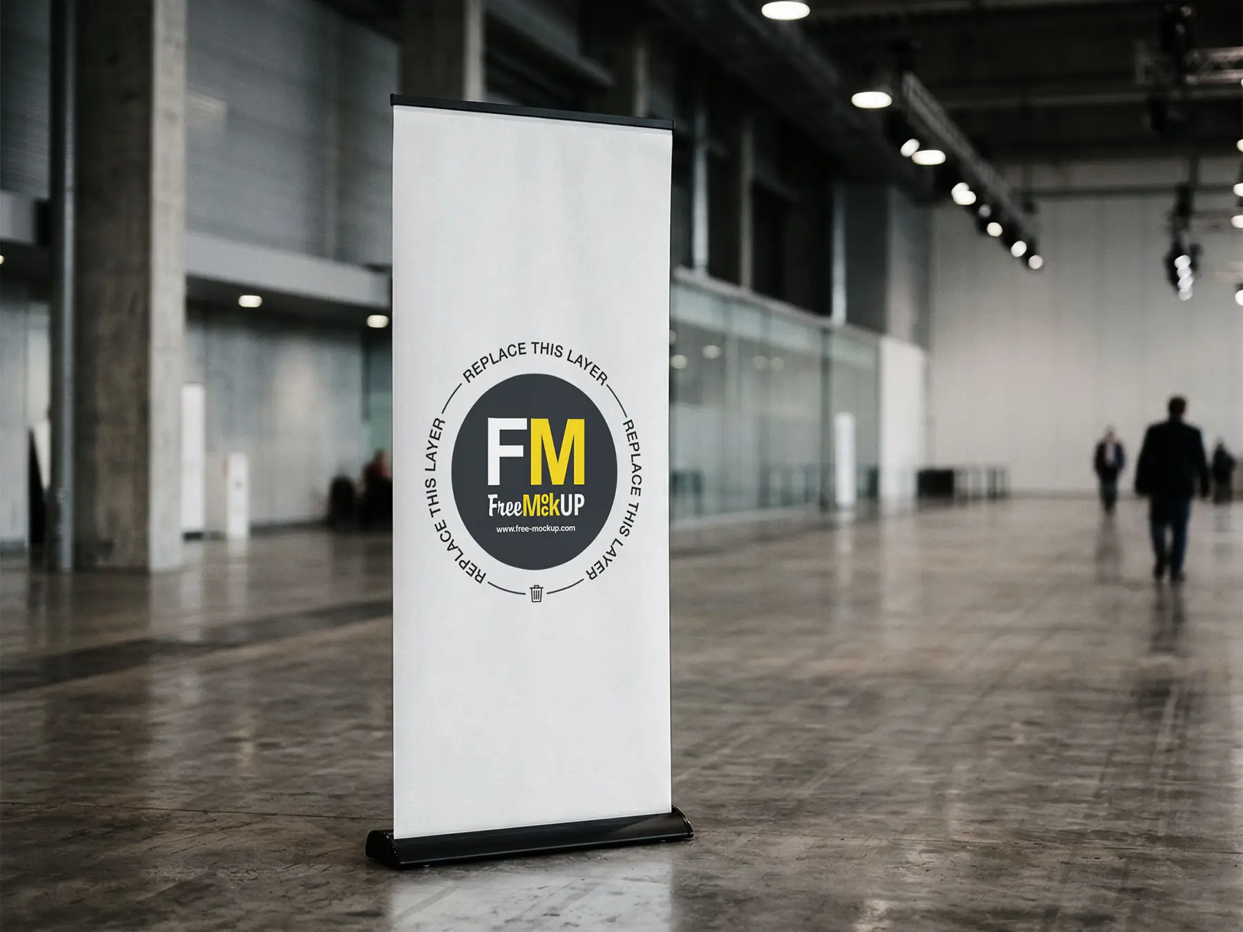 Roll-Up Banner Event Mockup