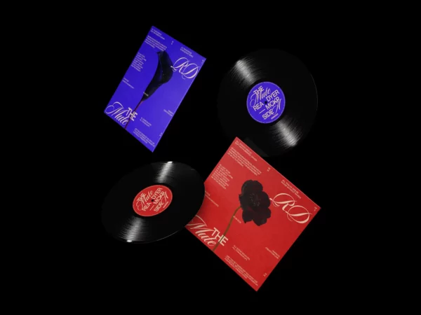 Vinyl Record and Sleeve Mockup