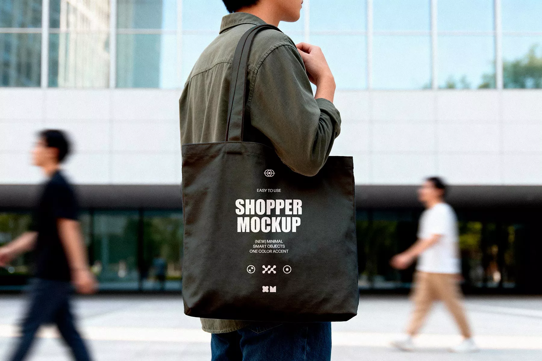 Canvas Tote Bag Shopper Mockup (Free Download)