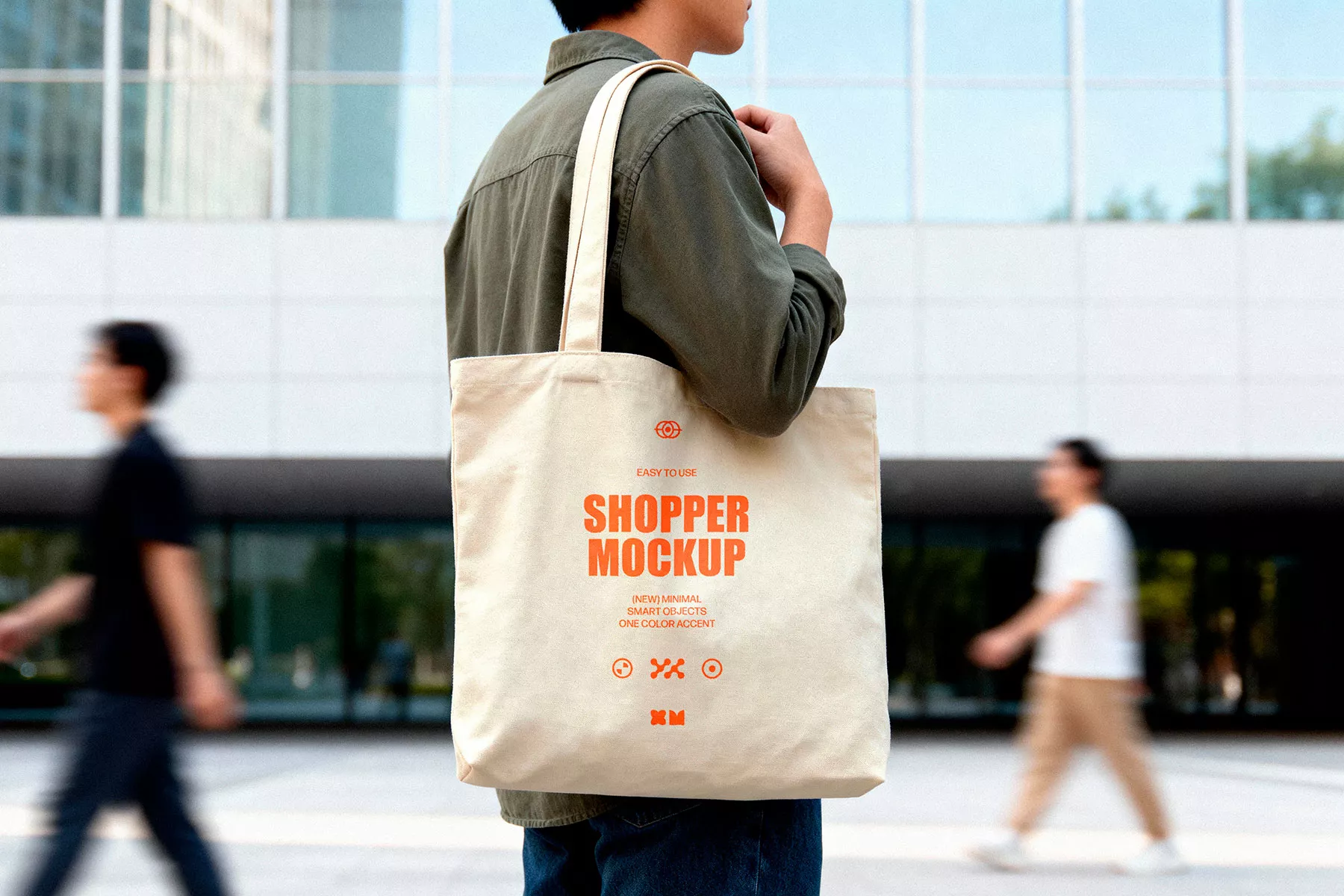Canvas Tote Bag Shopper Mockup (Free Download)