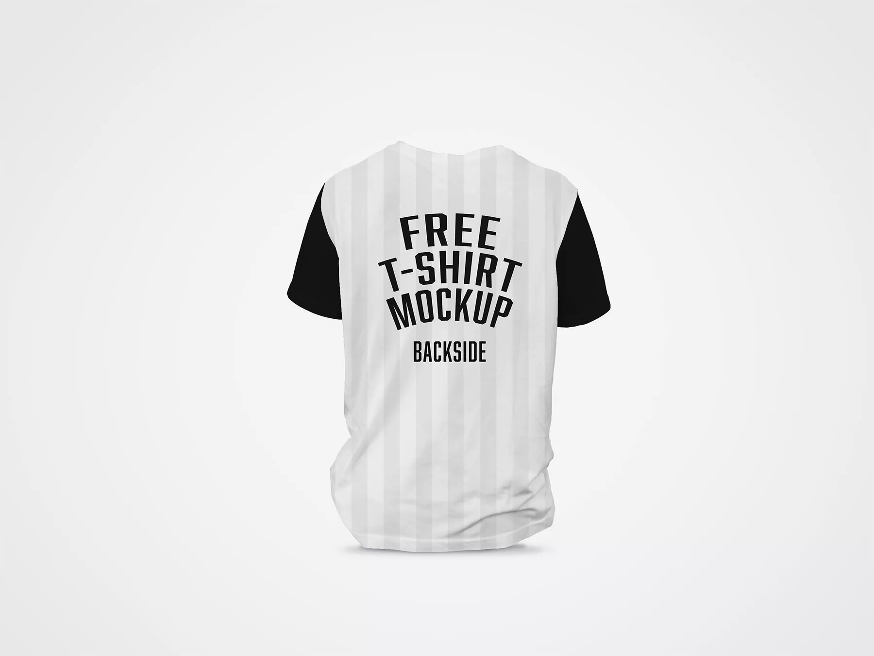 Free Backside T-Shirt Mockup