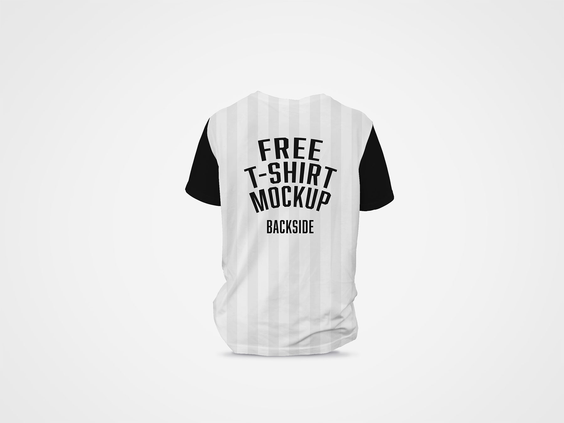 Free Backside T-Shirt Mockup