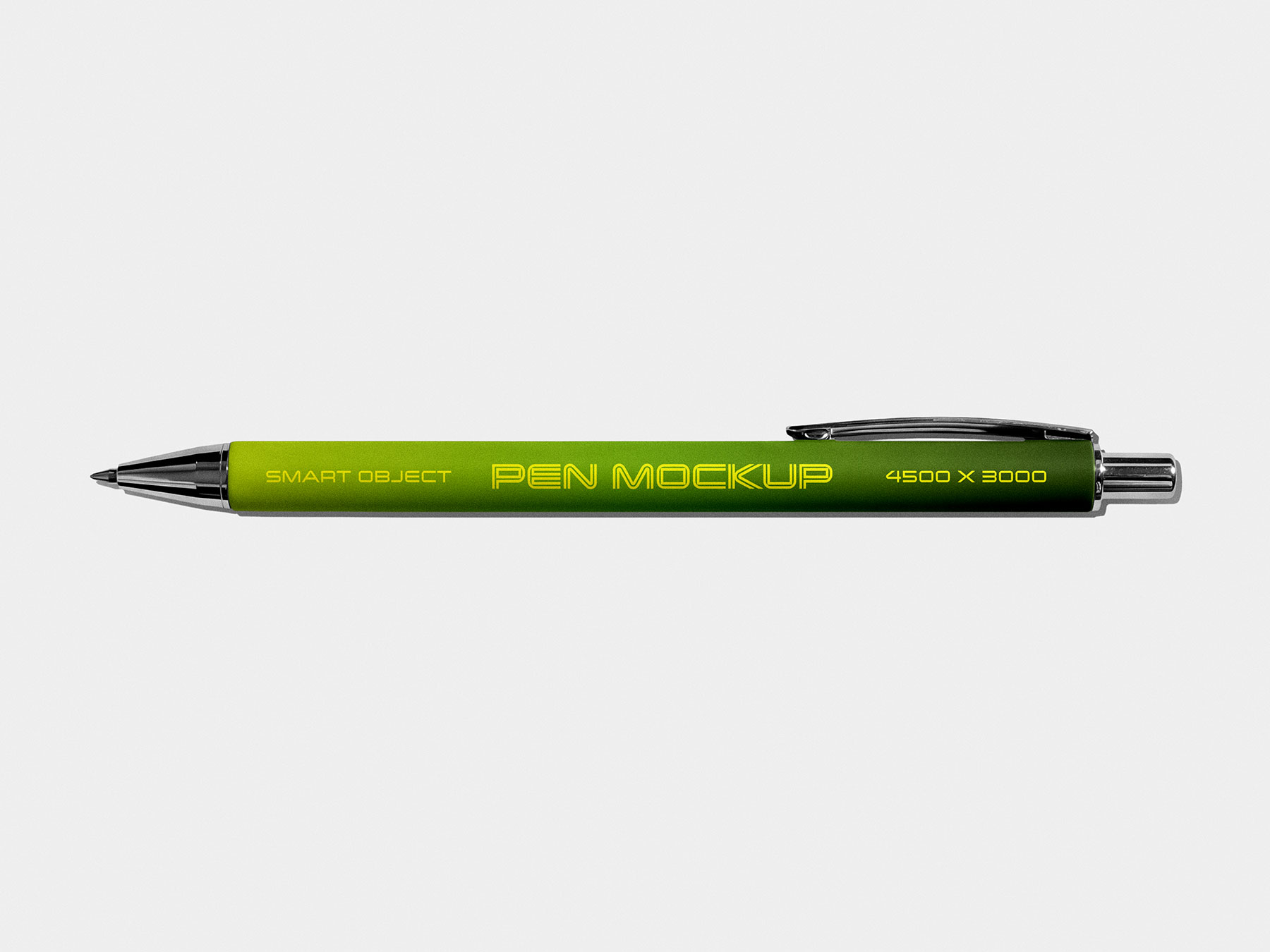Free Ballpoint Pen Mockup (PSD)