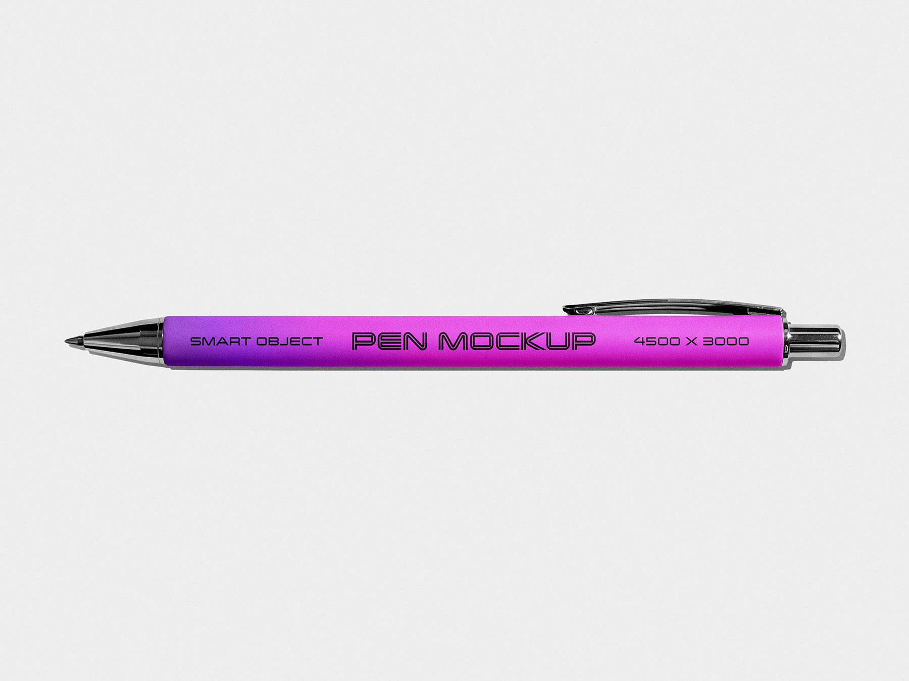 Free Ballpoint Pen Mockup (PSD)