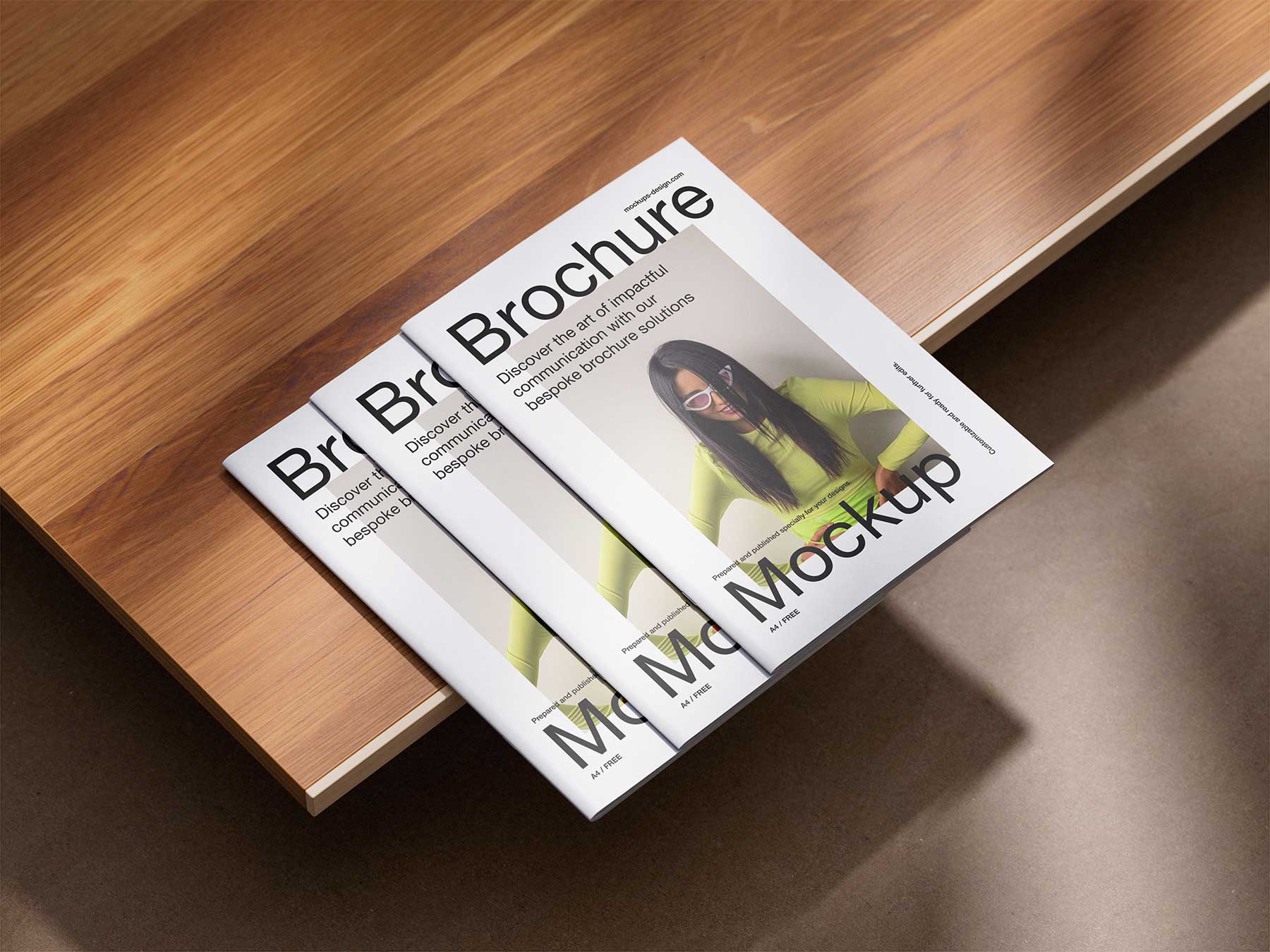 Free Brochure Mockup Kit