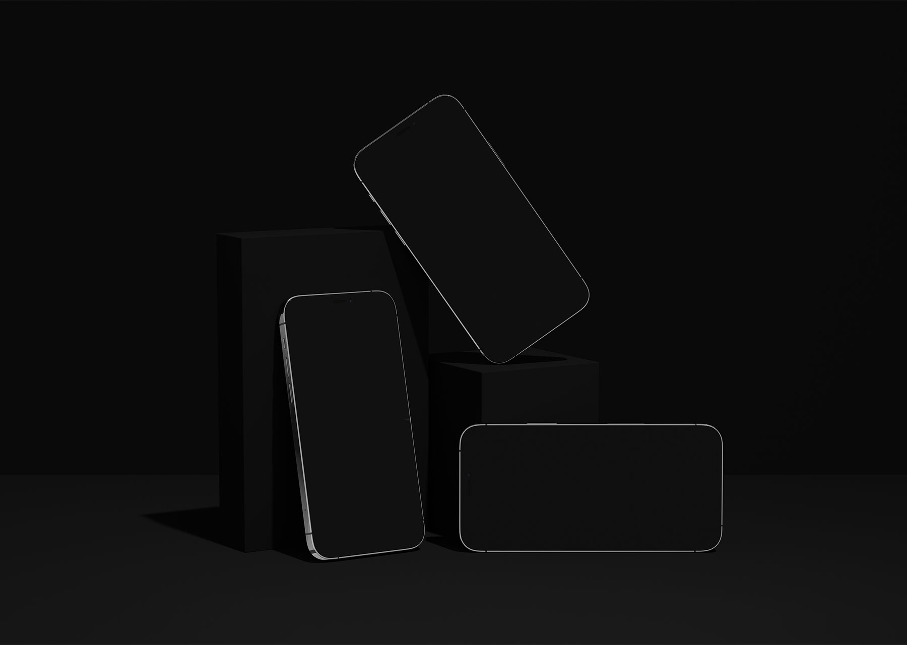Free iPhone 12 Pro Mockup – UI App Presentation PSD