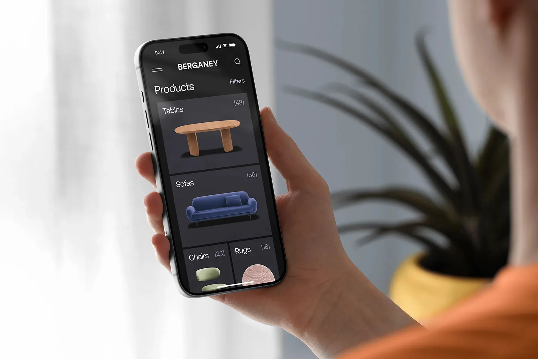 Free iPhone 17 Pro in Hand Mockup (2 PSD)