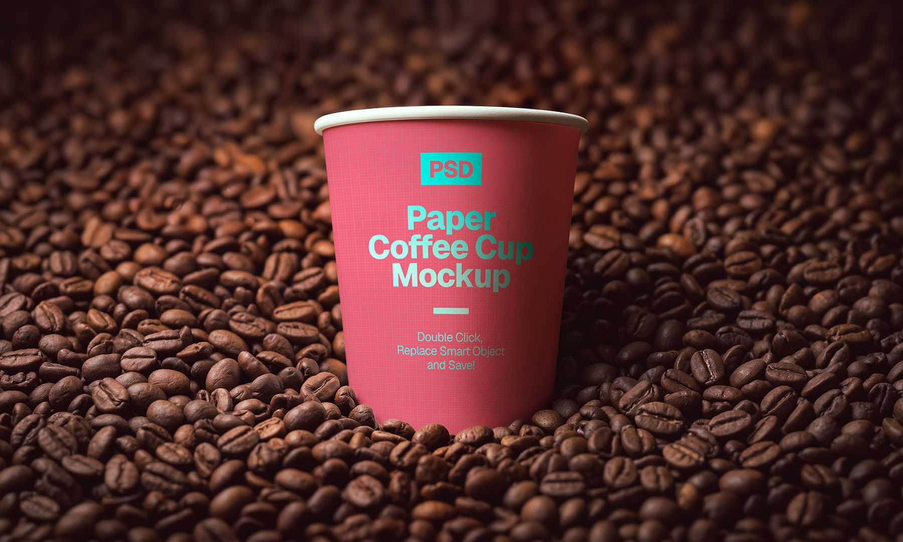 Free Paper Coffee Cup Mockup