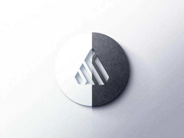 Free Realistic 3D Logo Mockups (PSD)