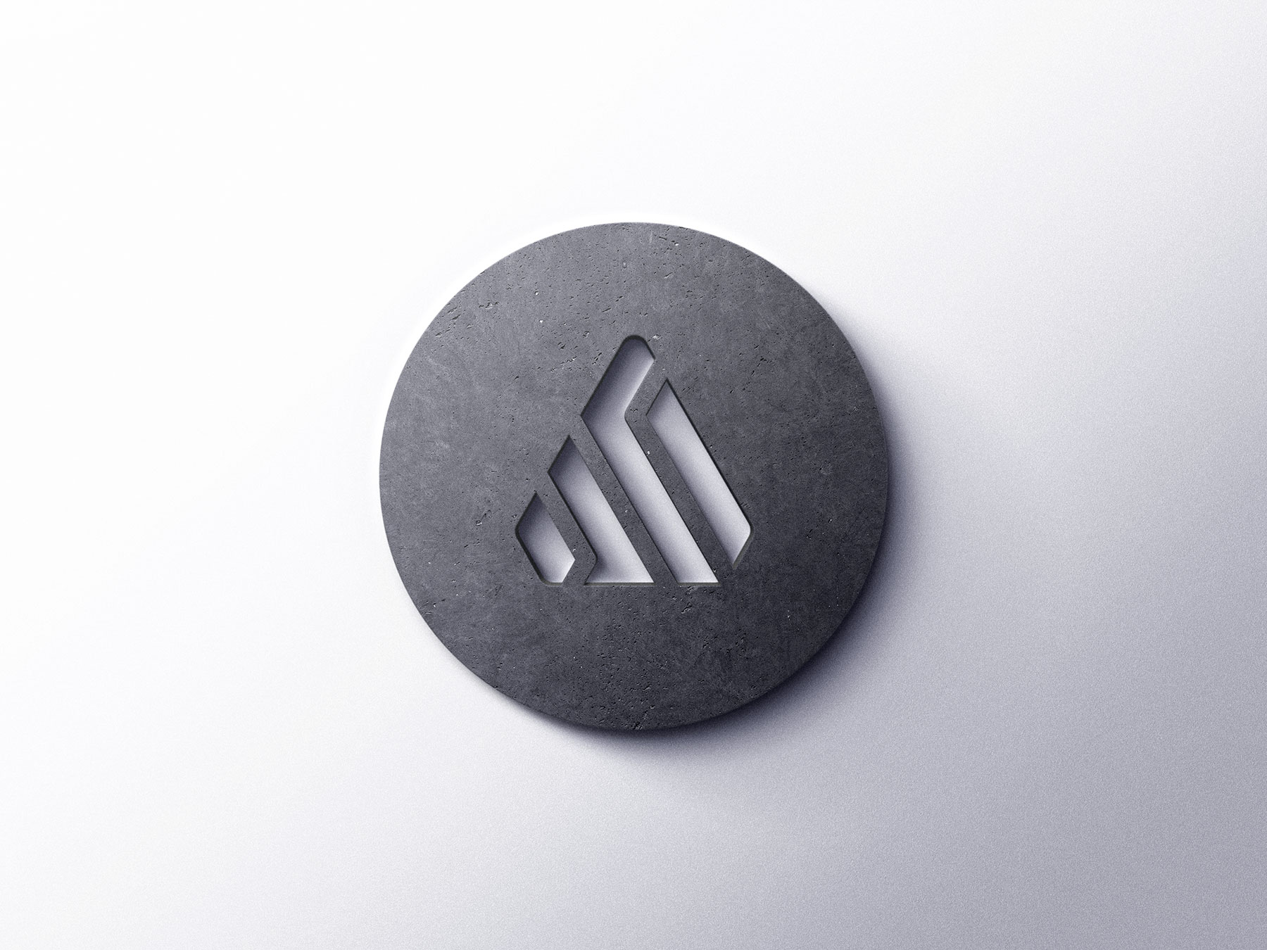 Free Realistic 3D Logo Mockup (PSD)