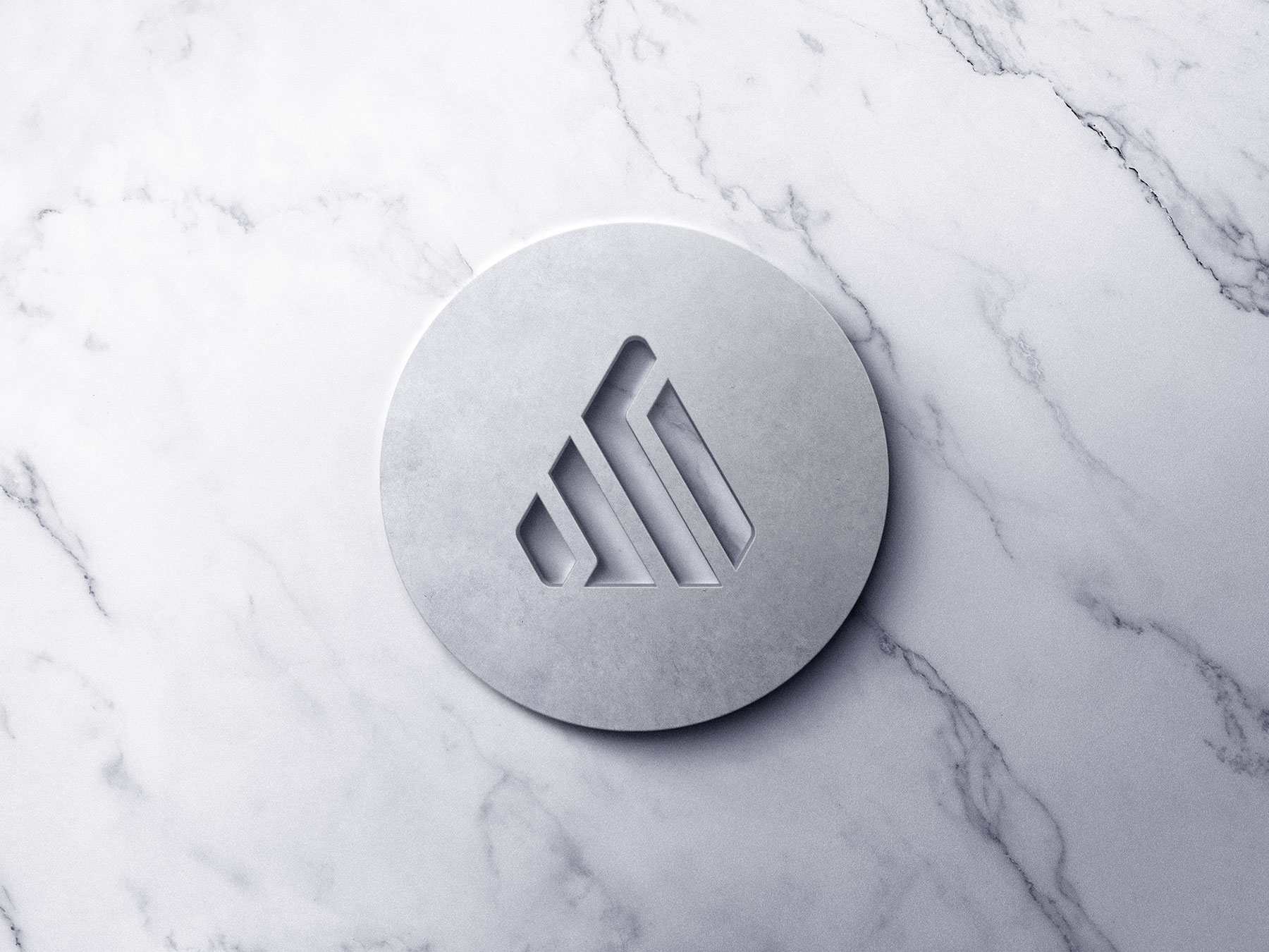 Free Realistic 3D Logo Mockup (PSD)