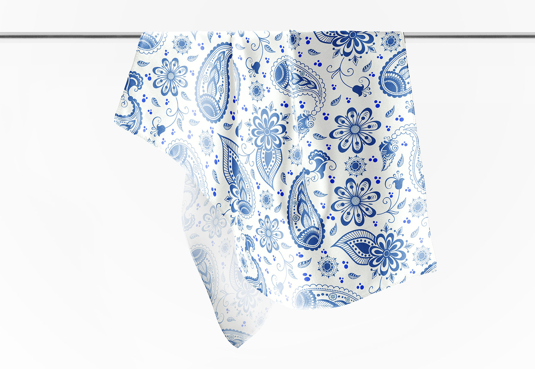 Free Silk Scarf Mockup