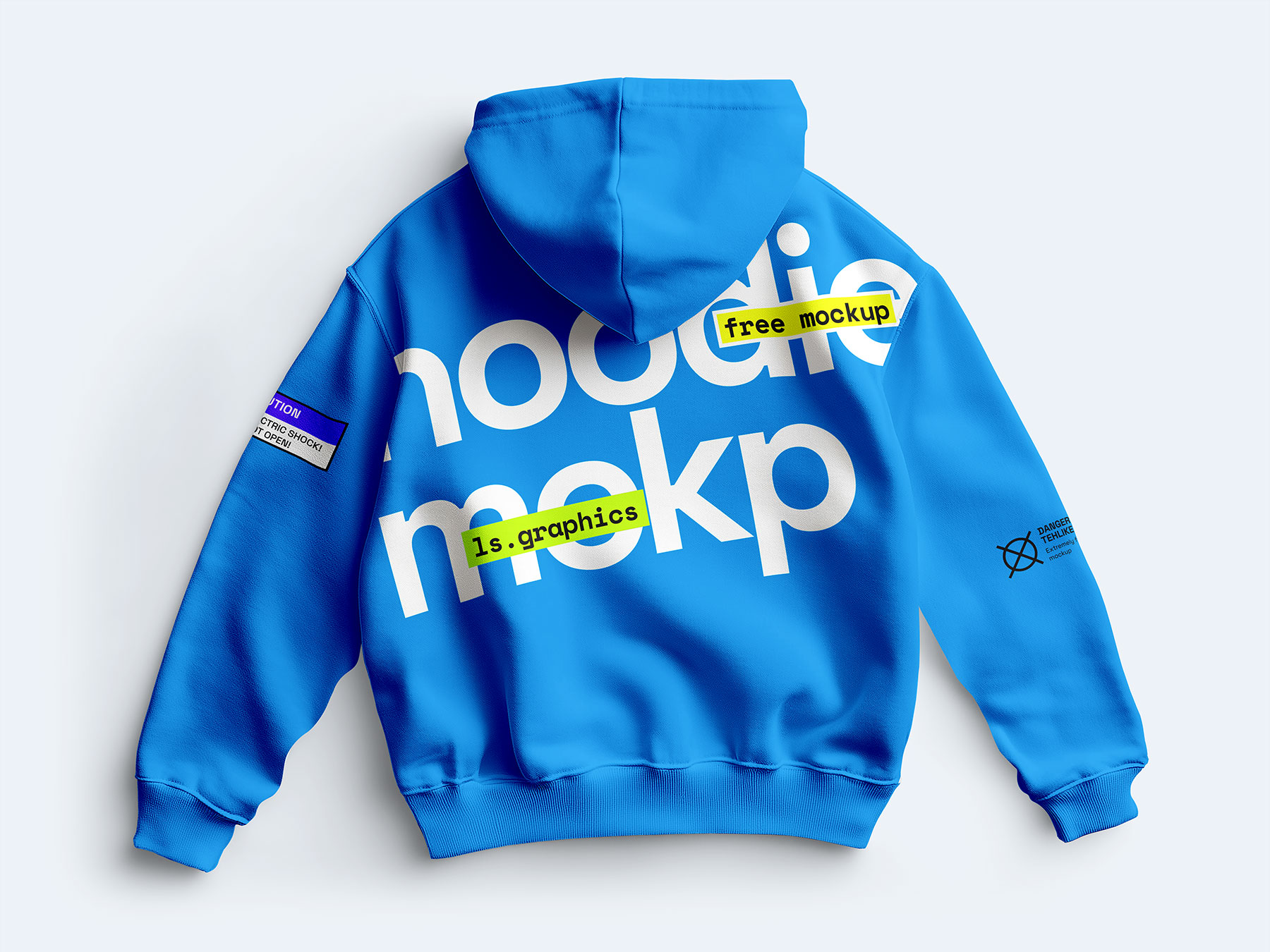 Hoodie Back View Free Mockup
