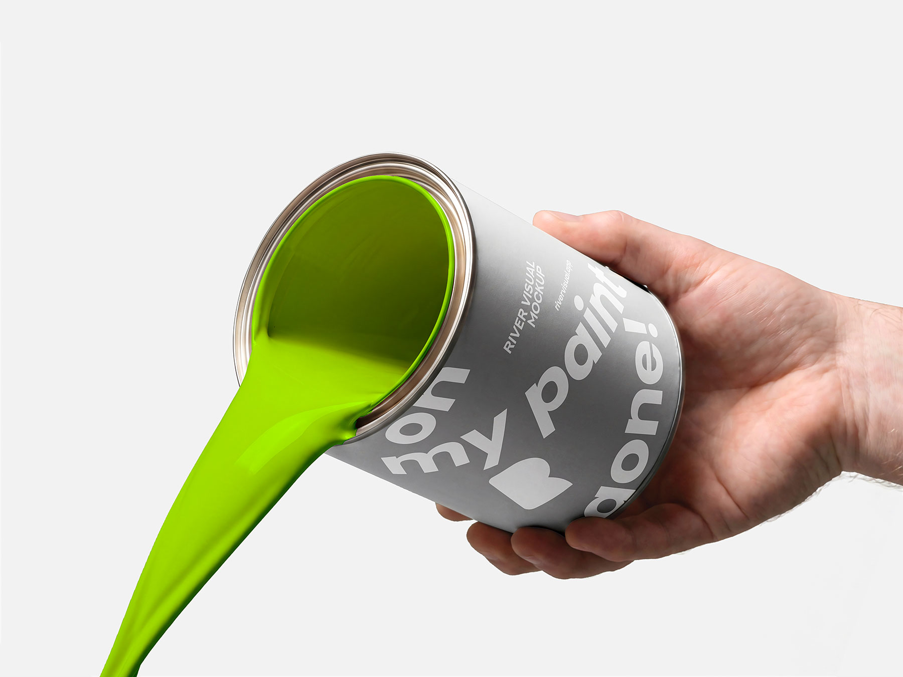 Paint Tin Can Mockup