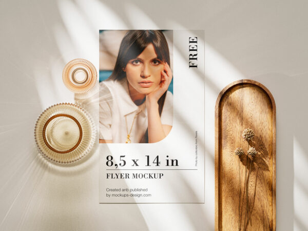 US Format Flyer Mockup (Free Download)