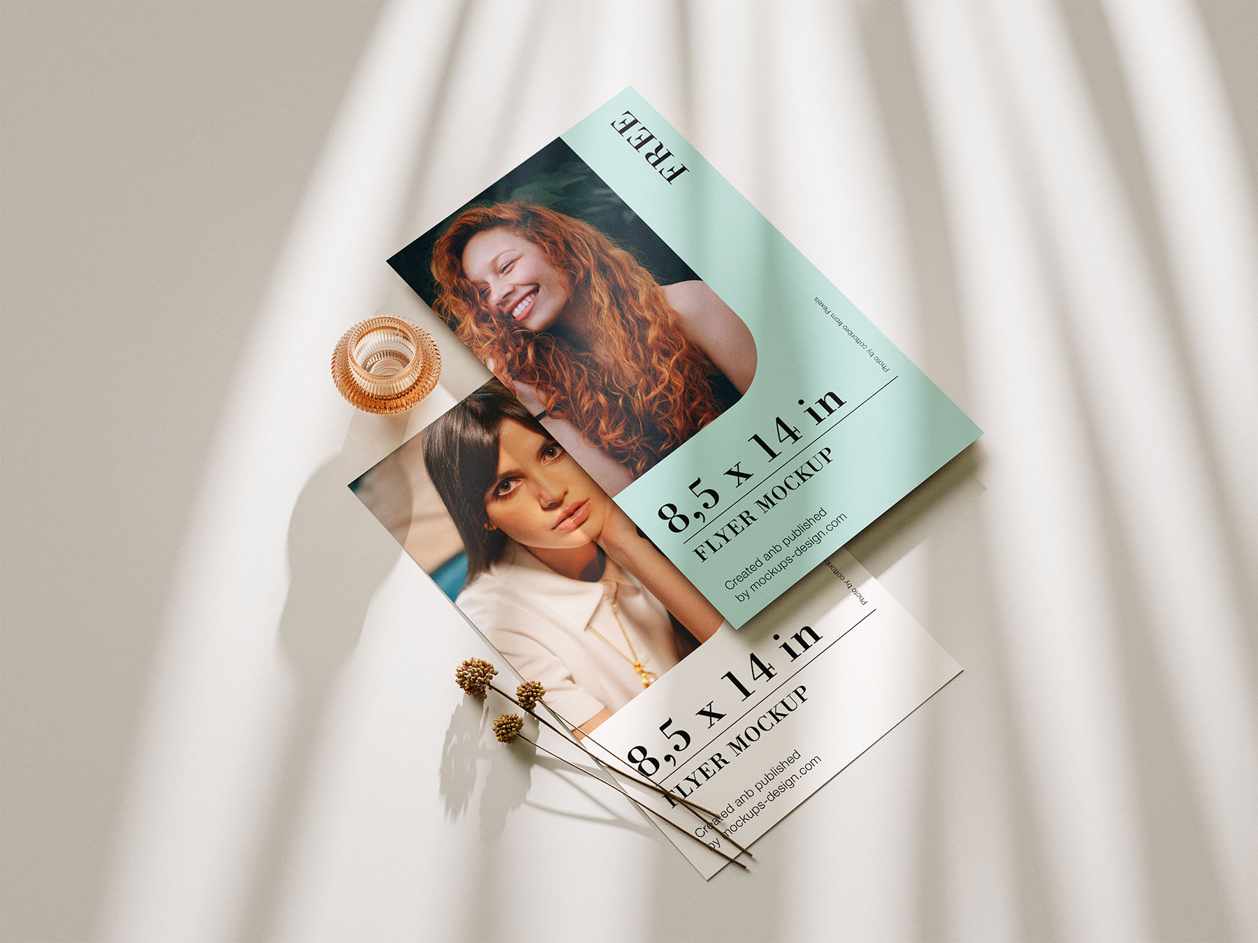 US Format Flyer Mockup (Free Download)