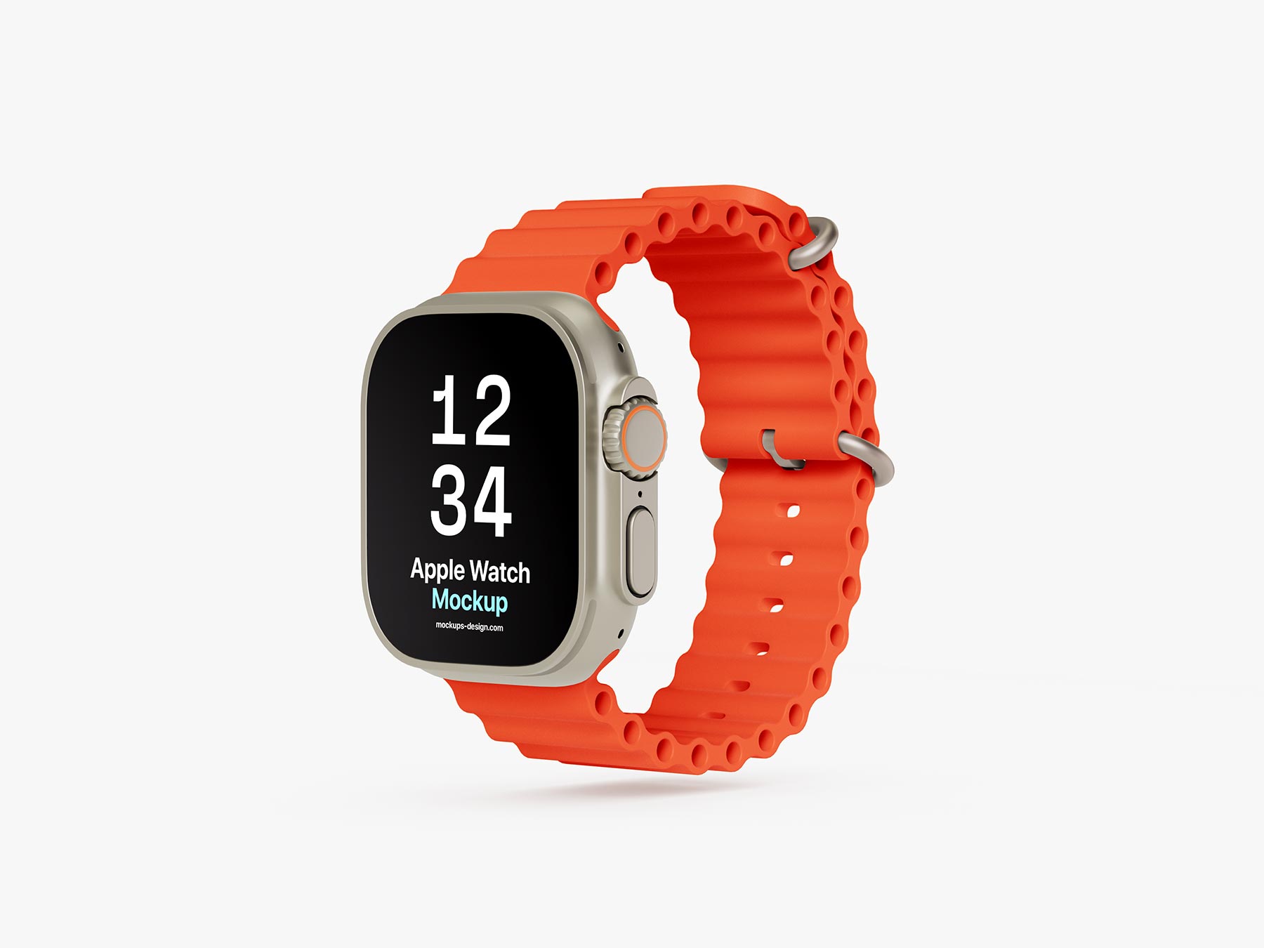 Free Apple Watch Ultra Mockup Set