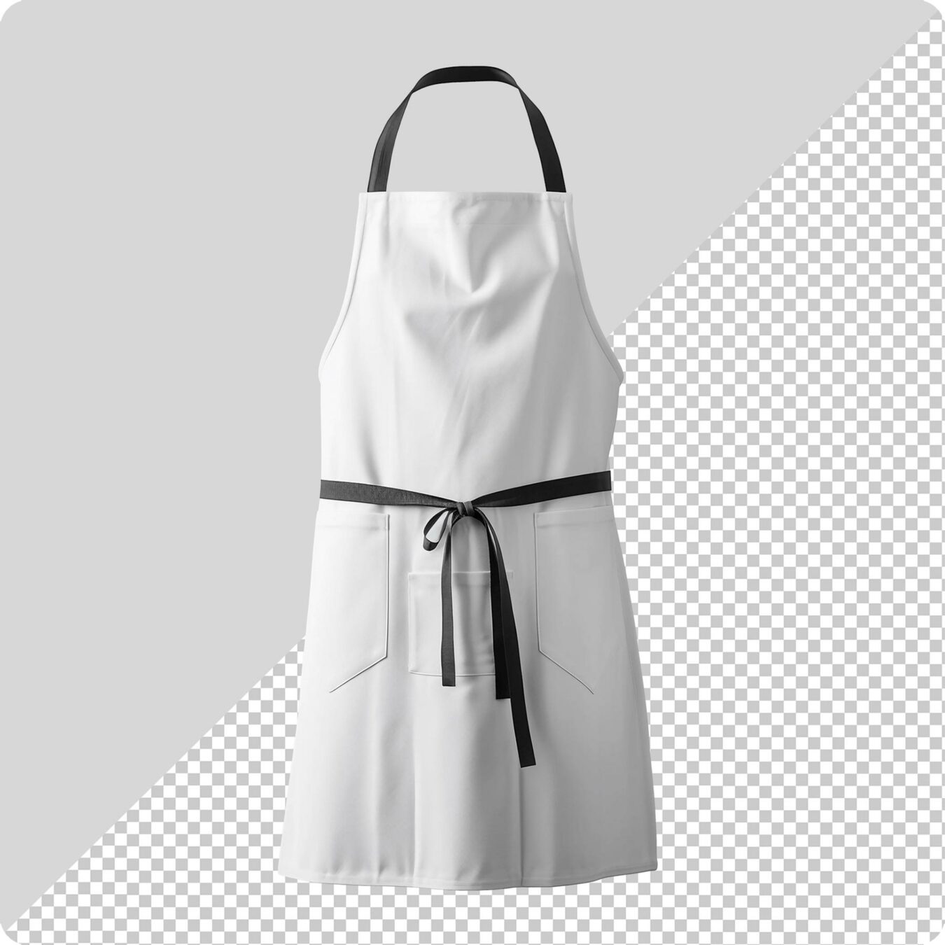 Free Apron Mockup – Kitchen & Cafe Uniform (PSD)