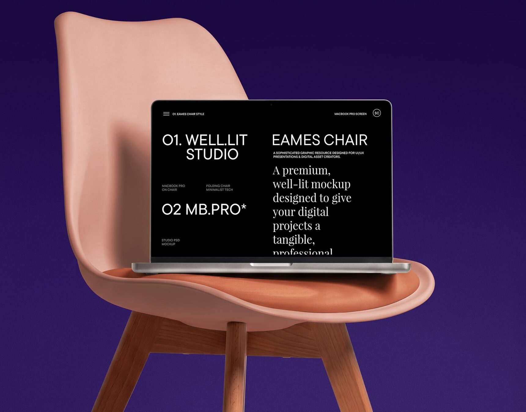 Free MacBook Pro Mockup PSD – High-Res Display