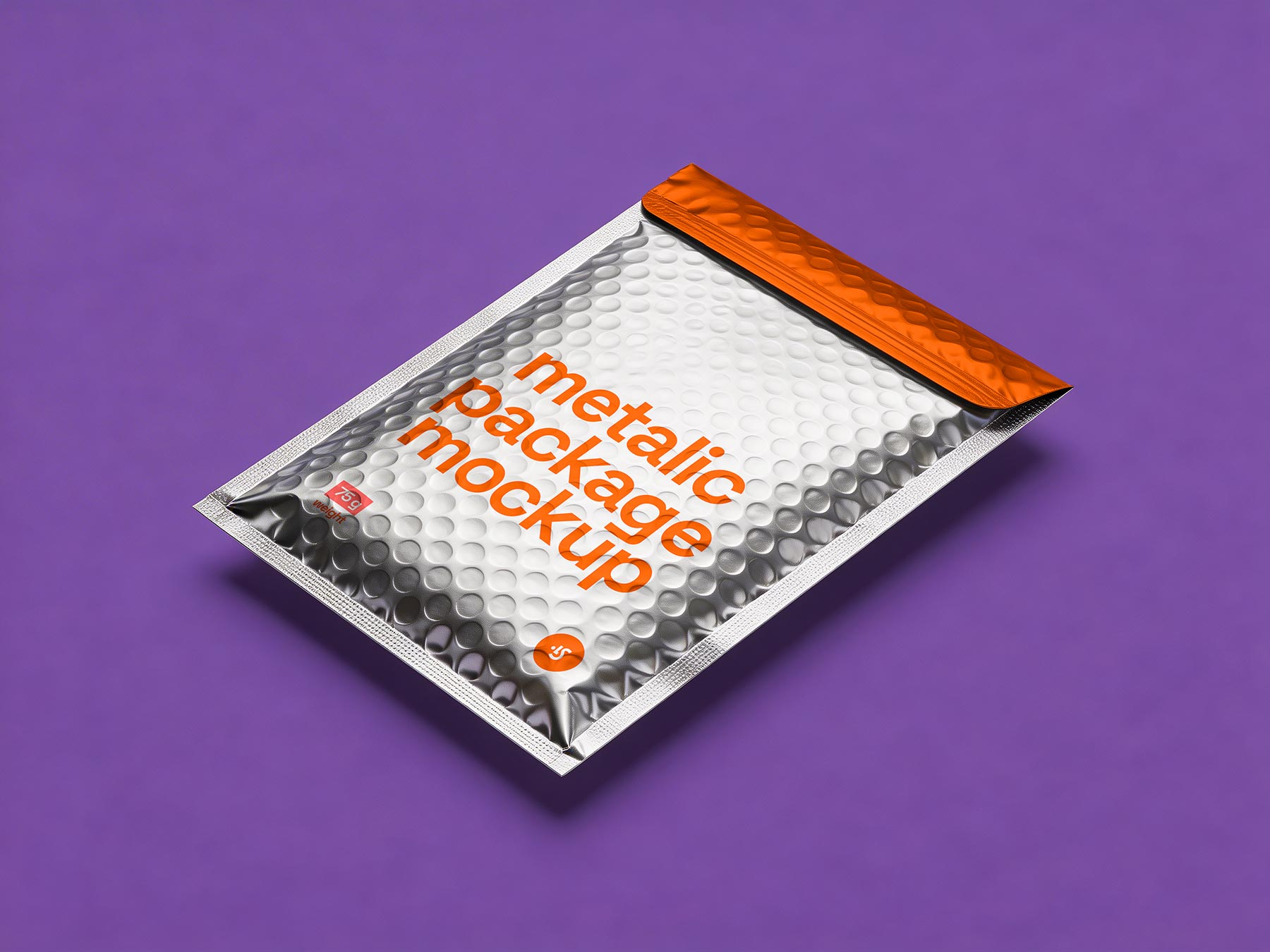 Free Metallic Bubble Mailer Mockup – Foil Envelope Display