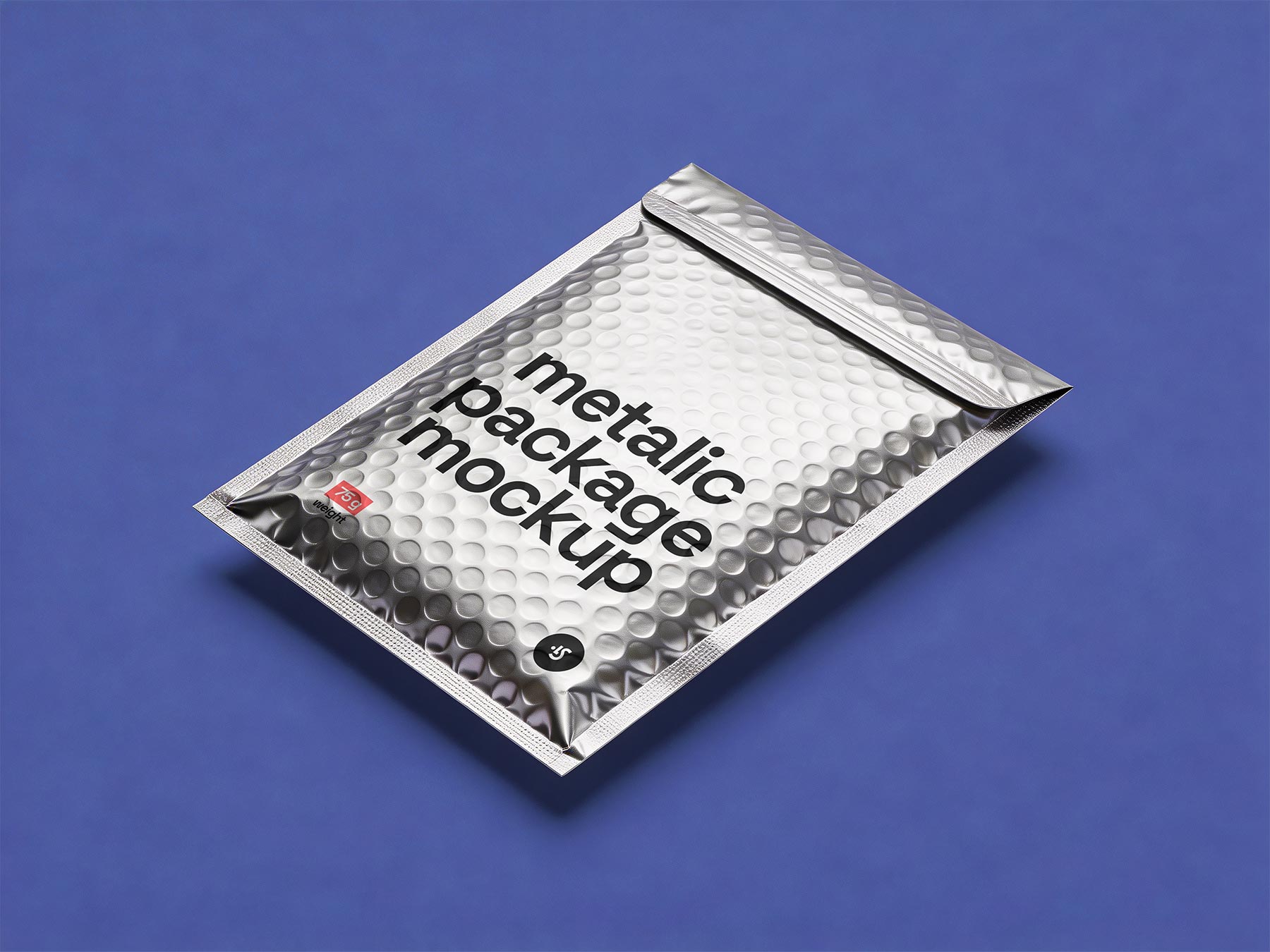 Free Metallic Bubble Mailer Mockup – Foil Envelope Display