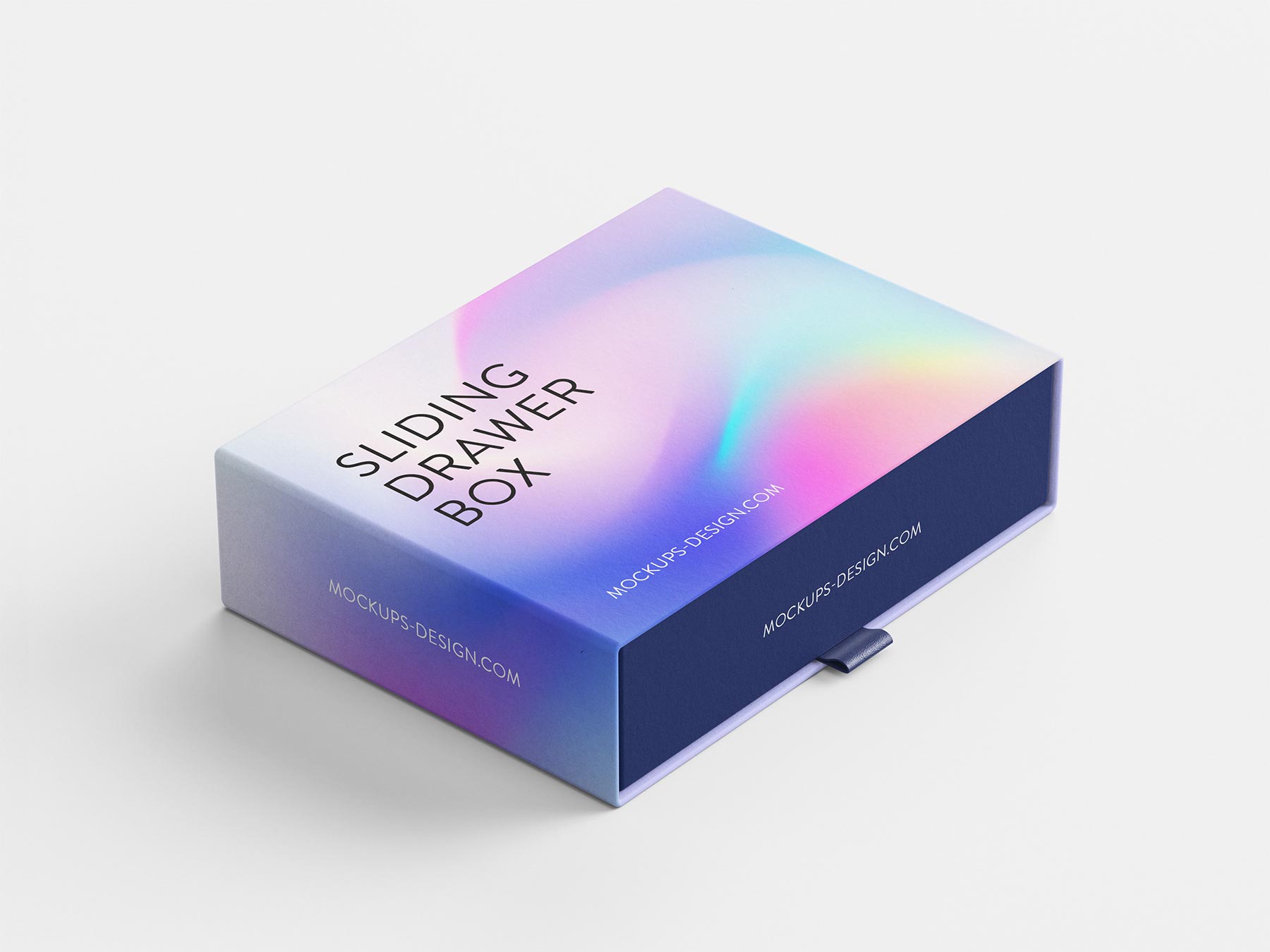 Free Sliding Drawer Box Mockup Set