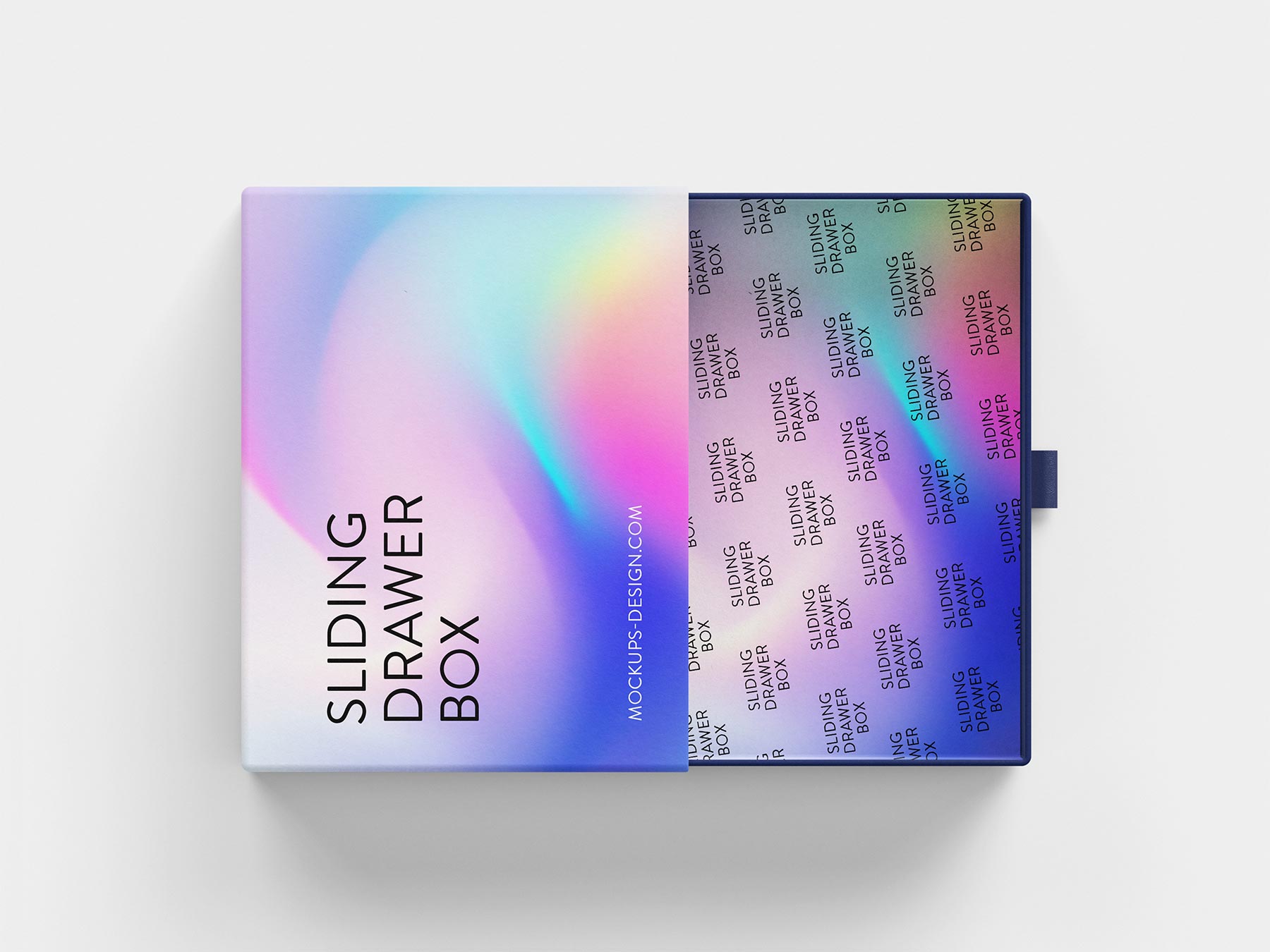 Free Sliding Drawer Box Mockup Set