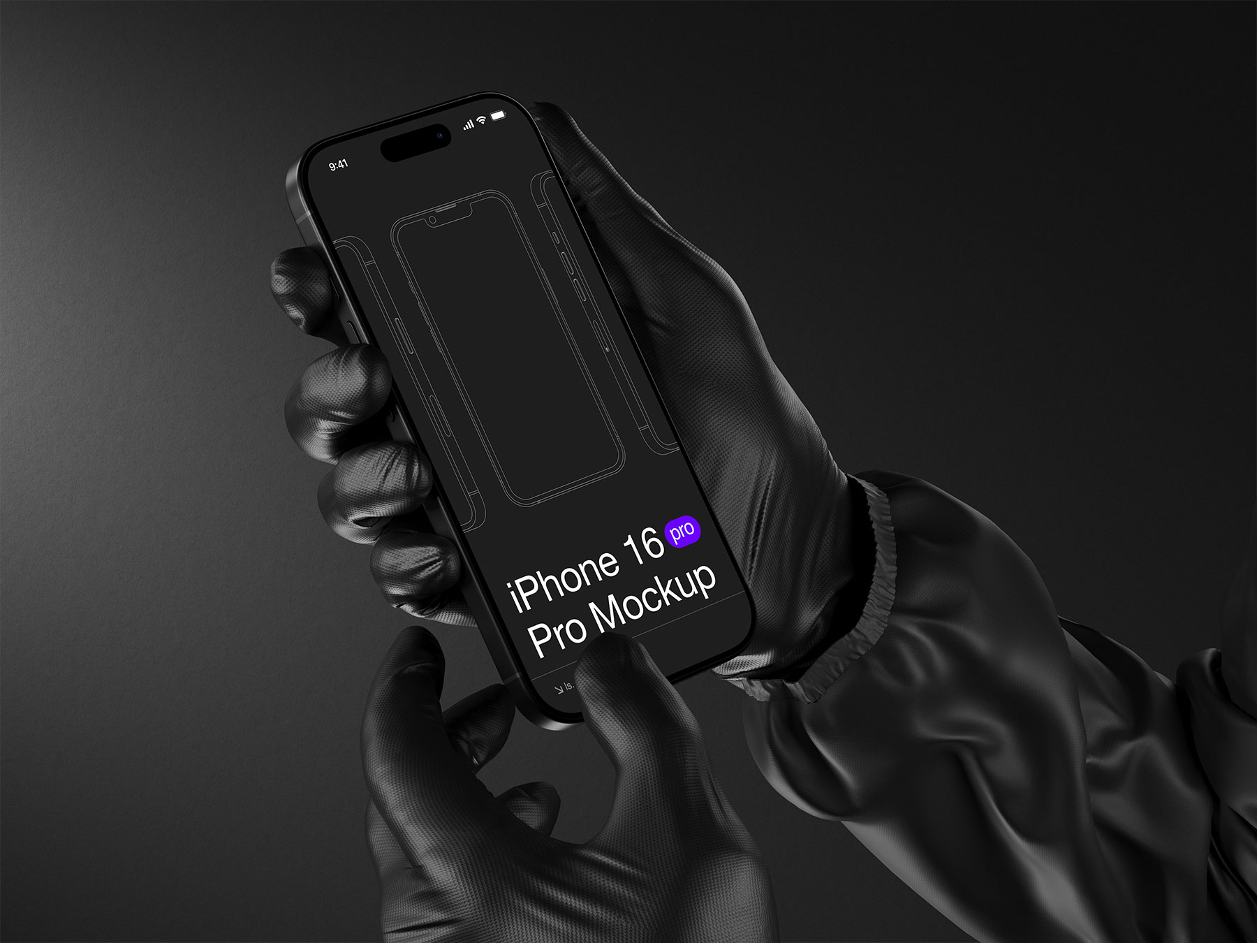 Free Smartphone in Hand Mockup