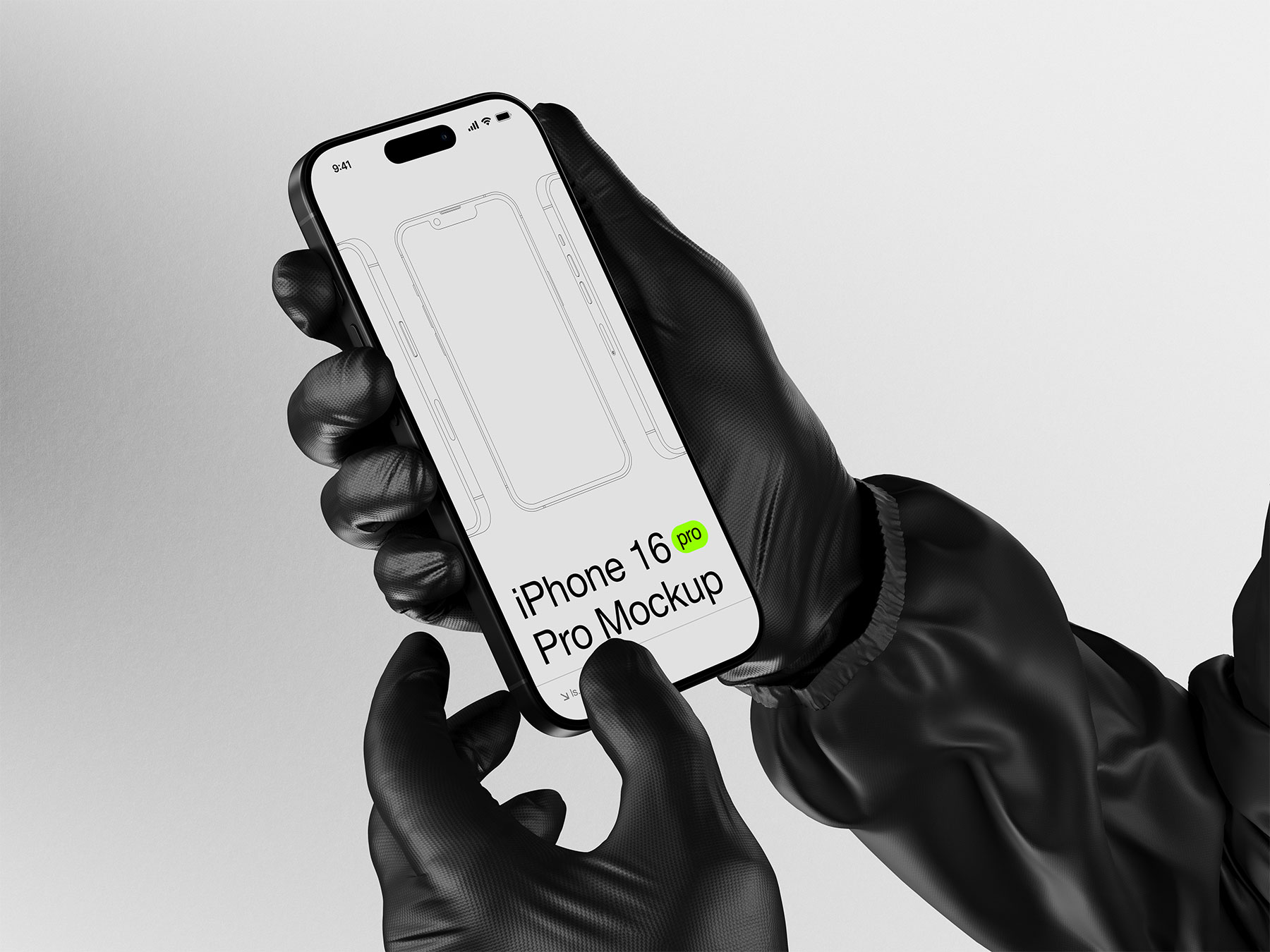 Free Smartphone in Hand Mockup