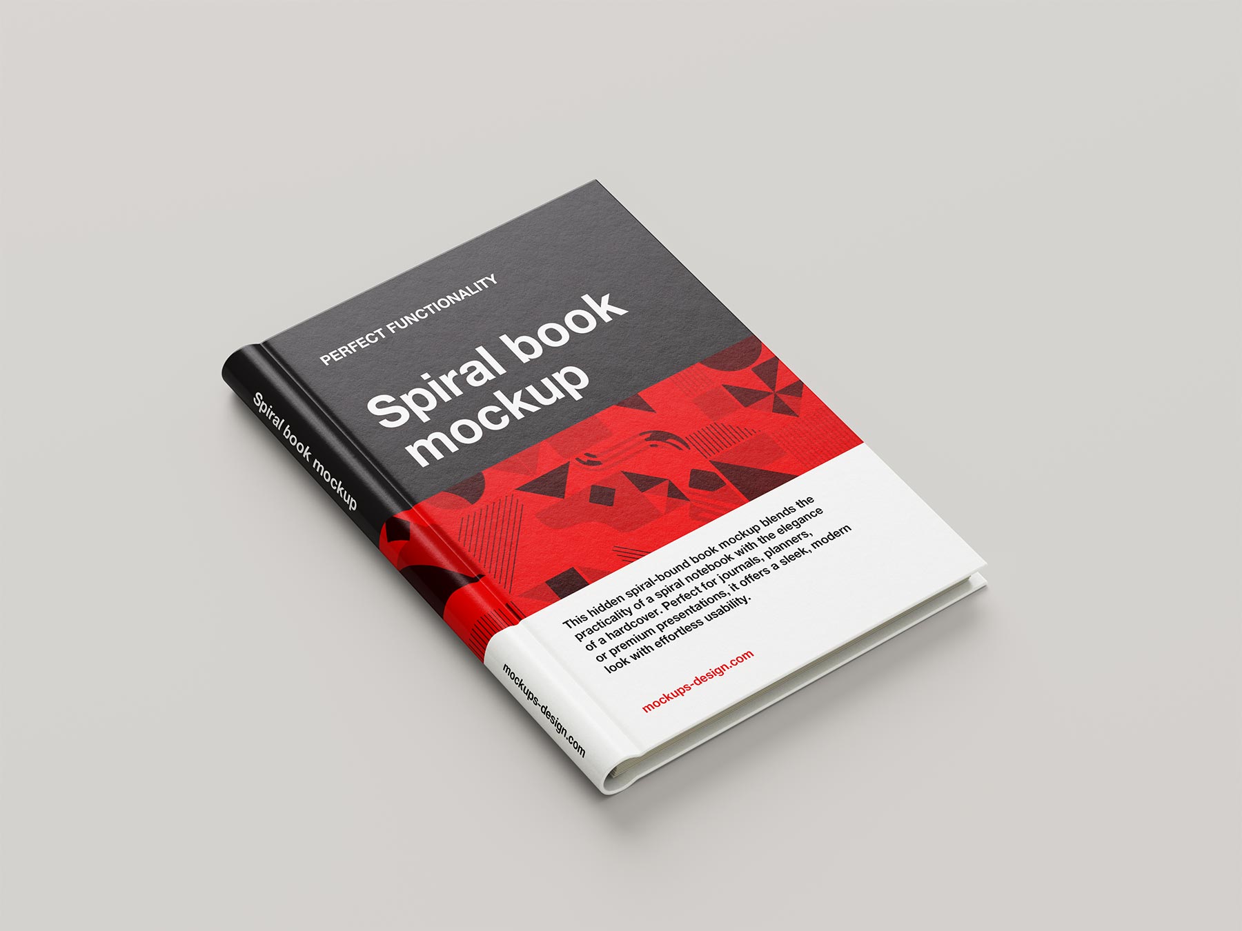 Free Spiral Notebook Mockup – Wire-O Book PSD Set
