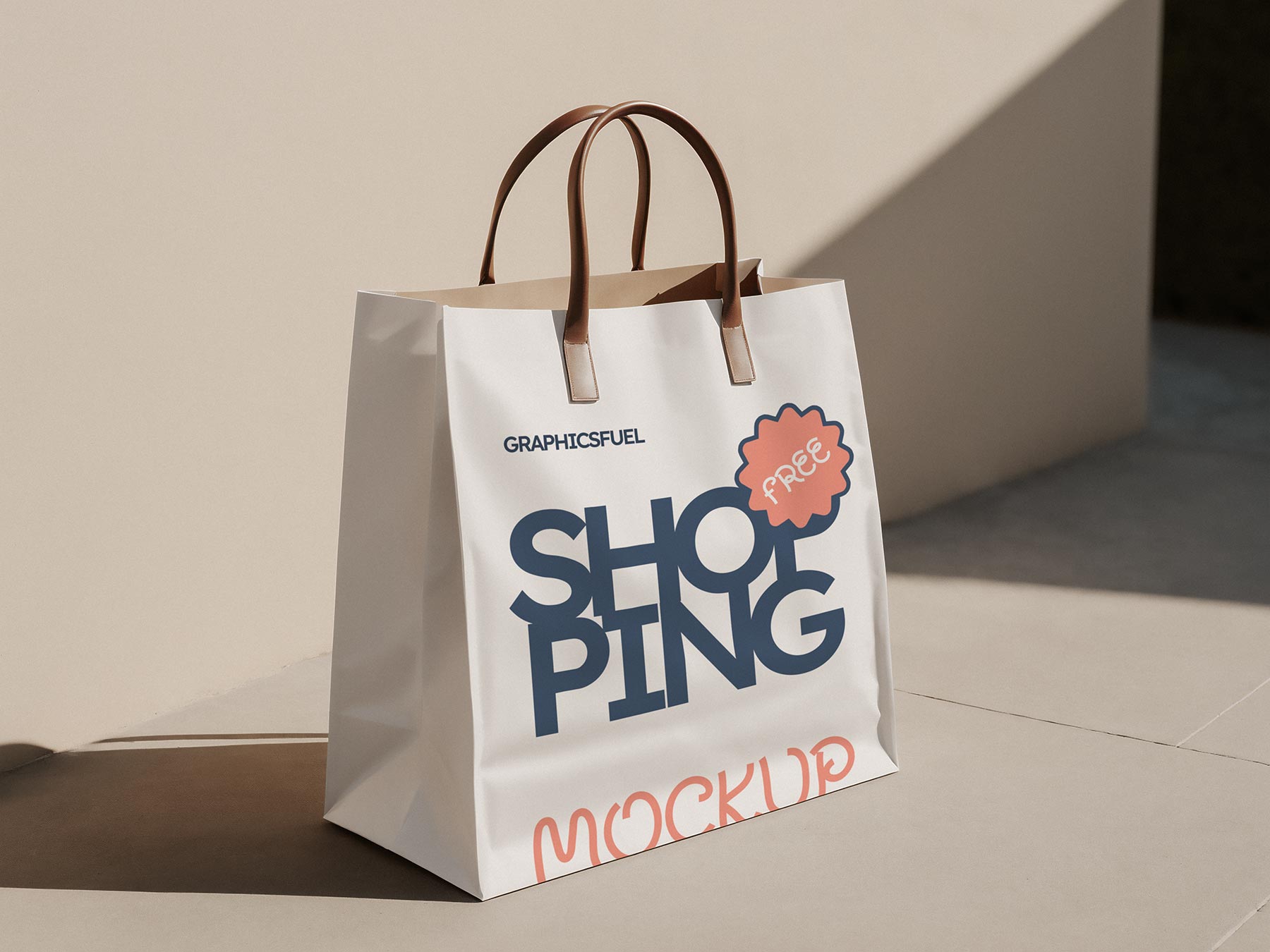 Paper Shopping Bag Free Mockup