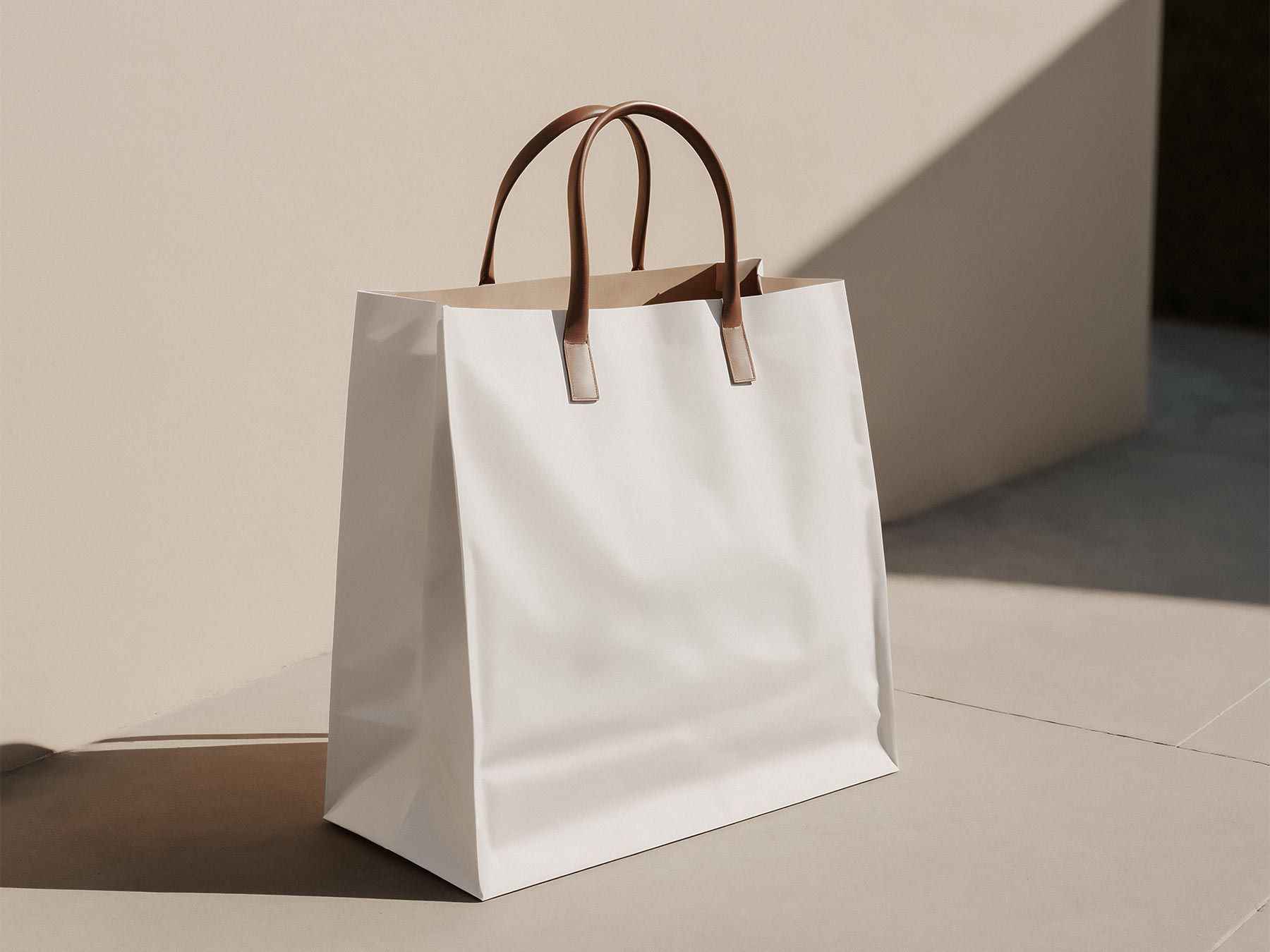 Paper Shopping Bag Free Mockup