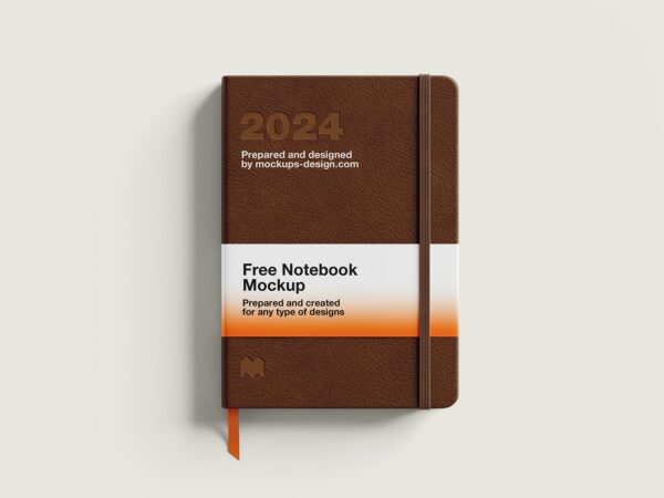 Classic Hardcover Notebook & Planner Mockup Set