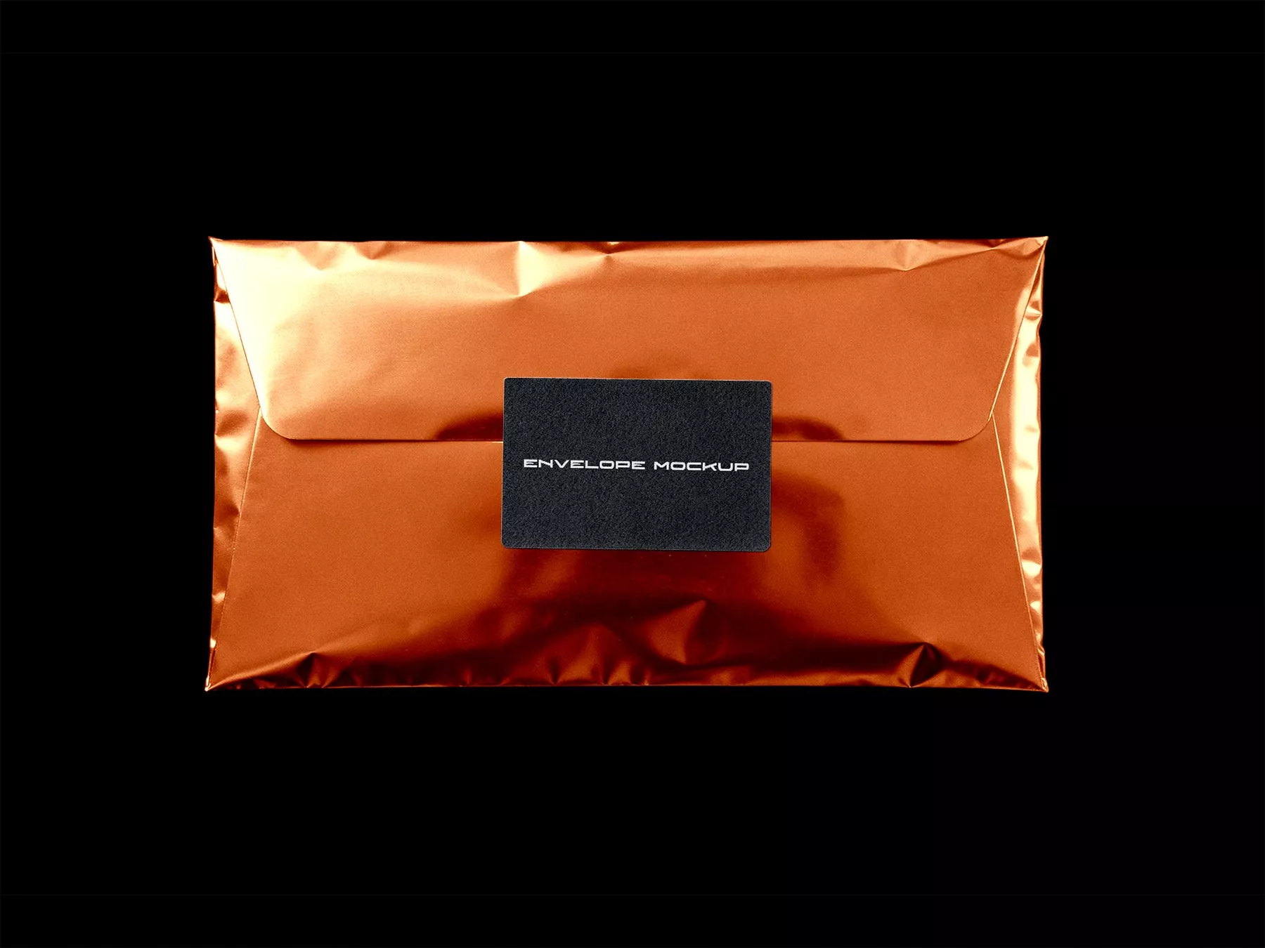 Free Metallic Foil Envelope Mockup – Foil Mailing Display