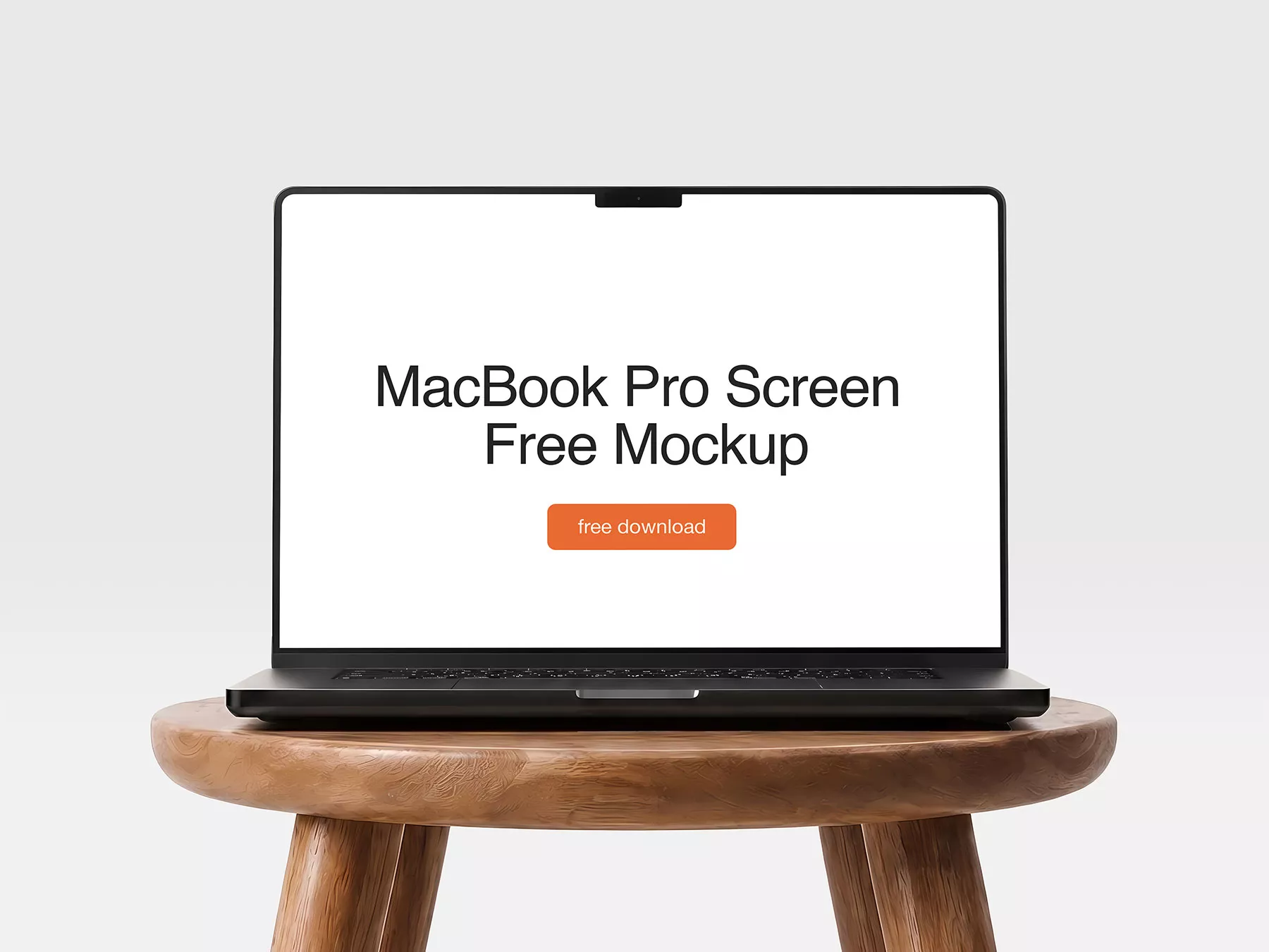 Free Modern Laptop Screen Mockup