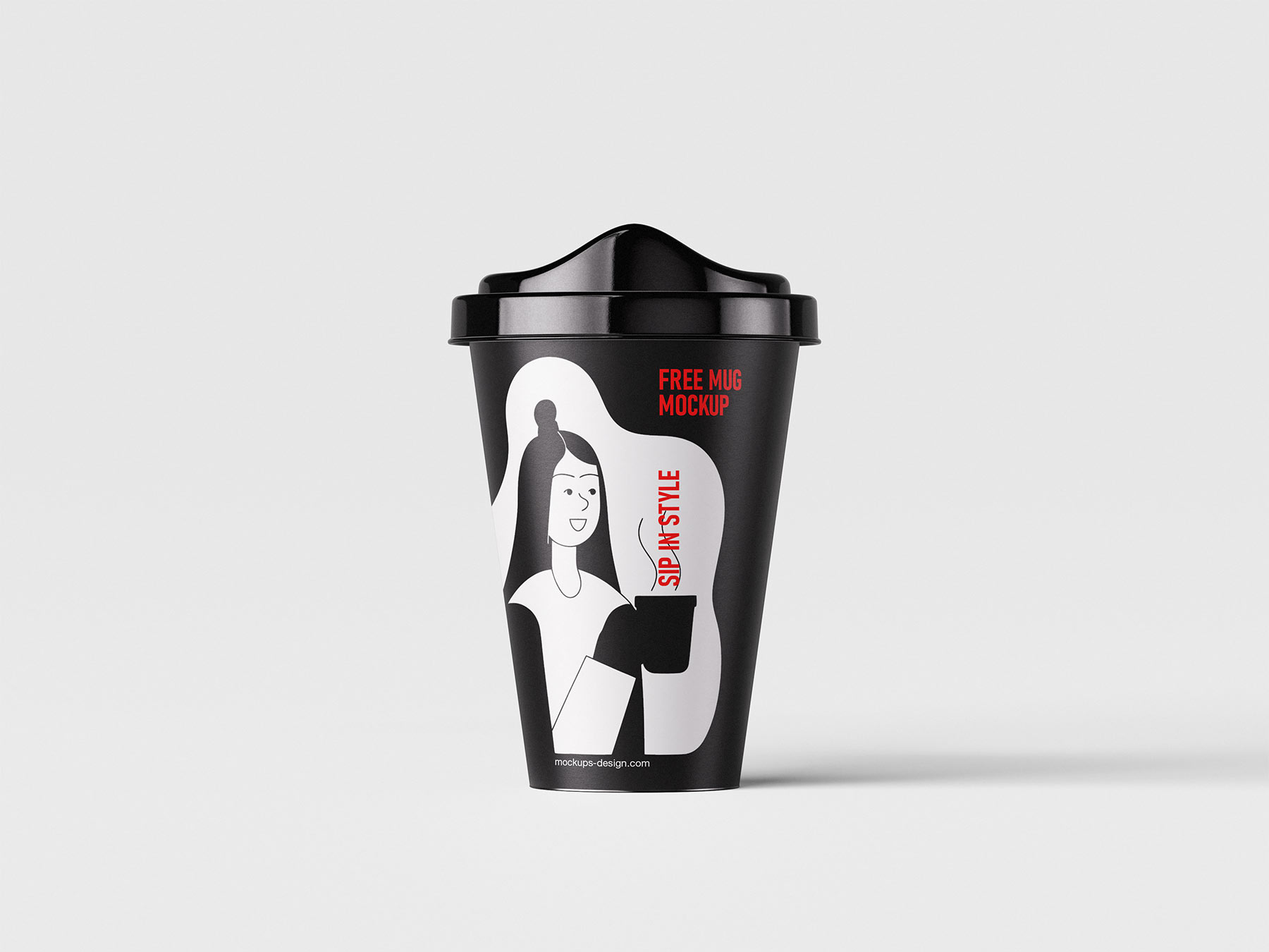 Reusable Travel Mug Free Mockup Set