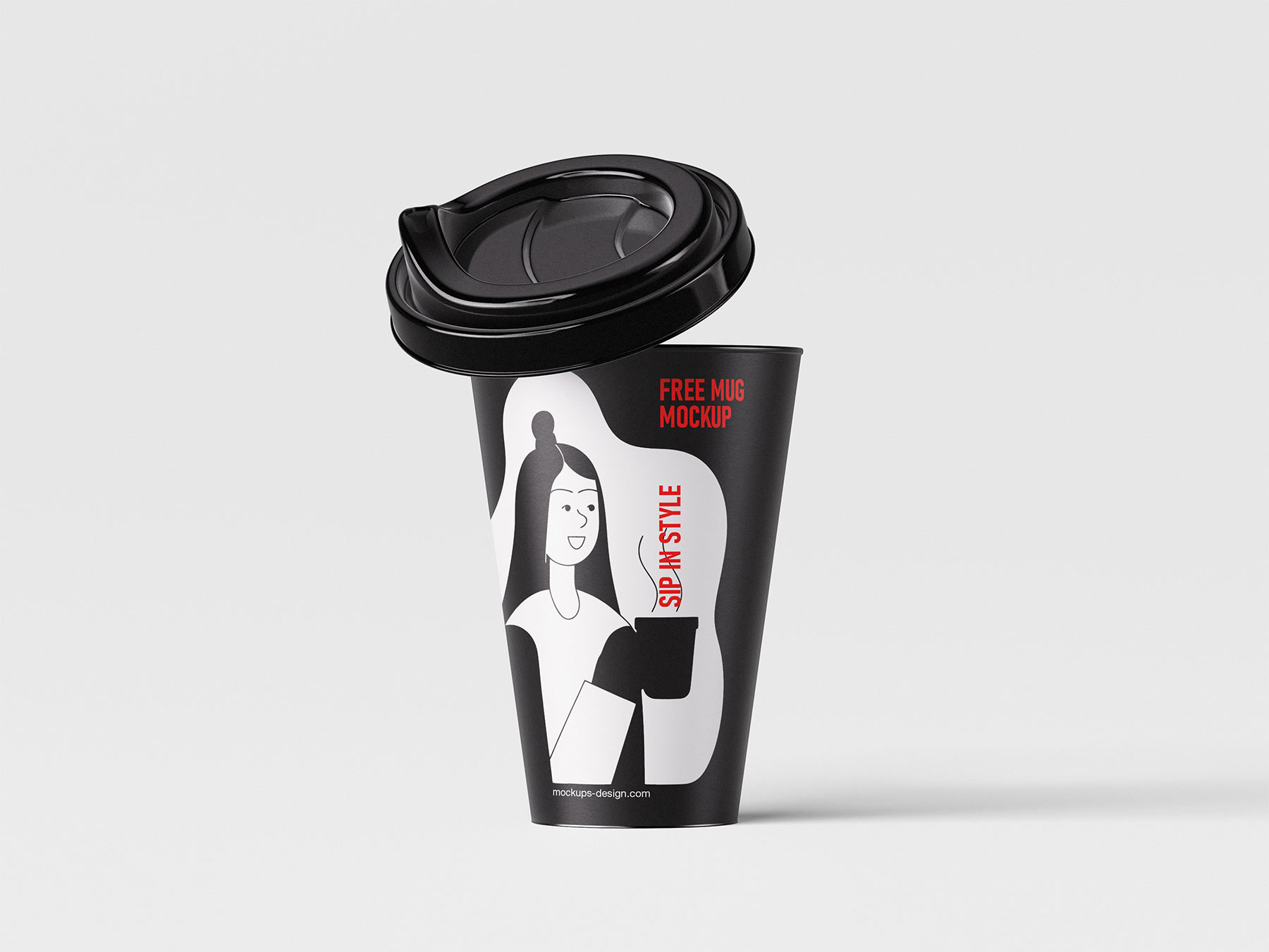 Reusable Travel Mug Free Mockup Set