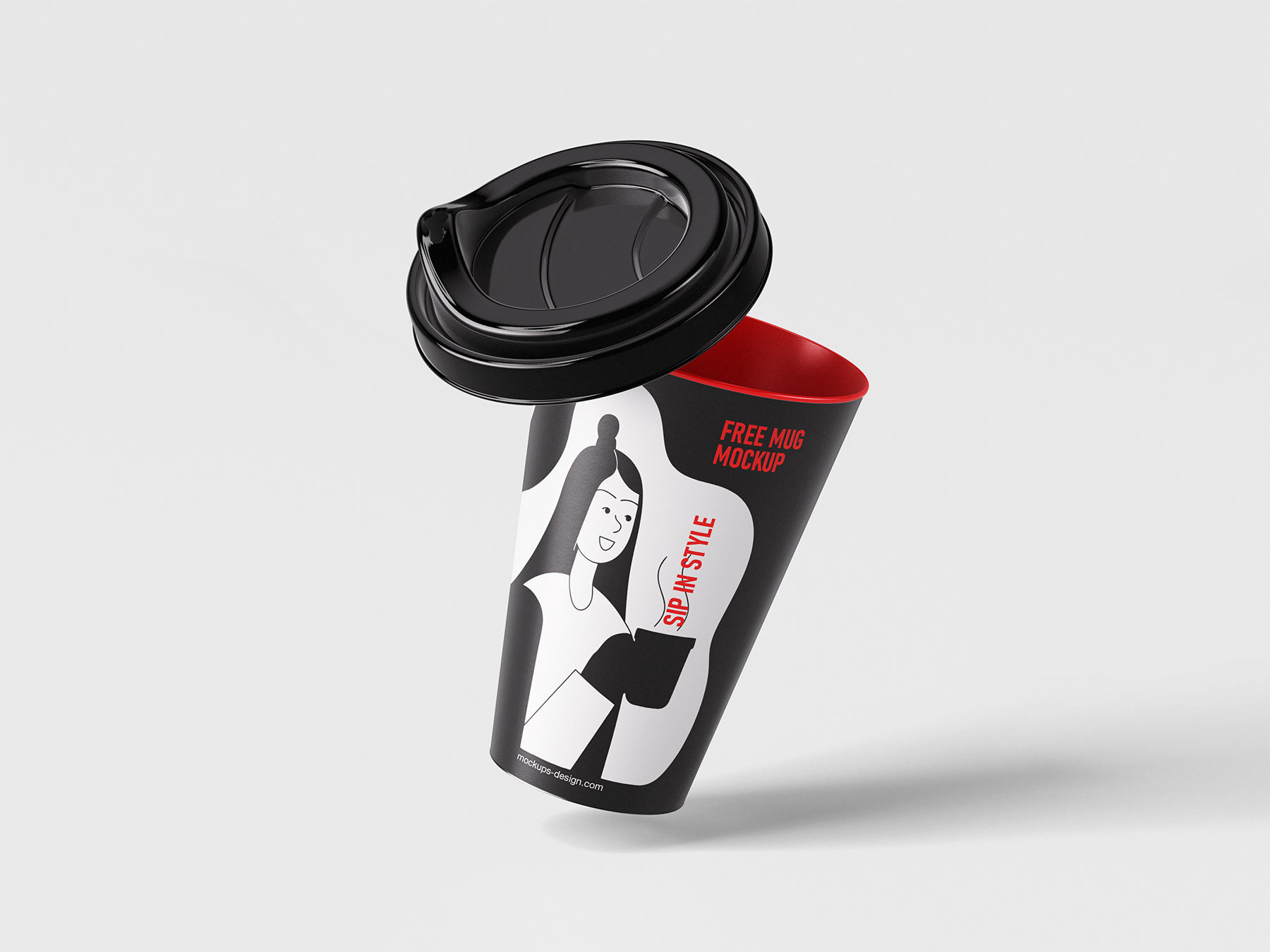 Reusable Travel Mug Free Mockup Set