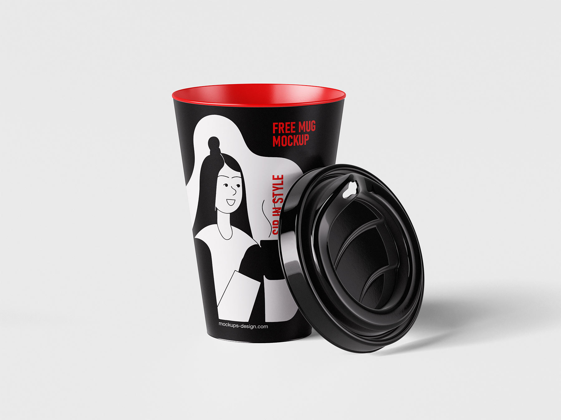 Reusable Travel Mug Free Mockup Set