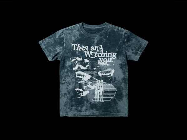 Acid Wash Vintage T-Shirt Mockup (Free PSD)