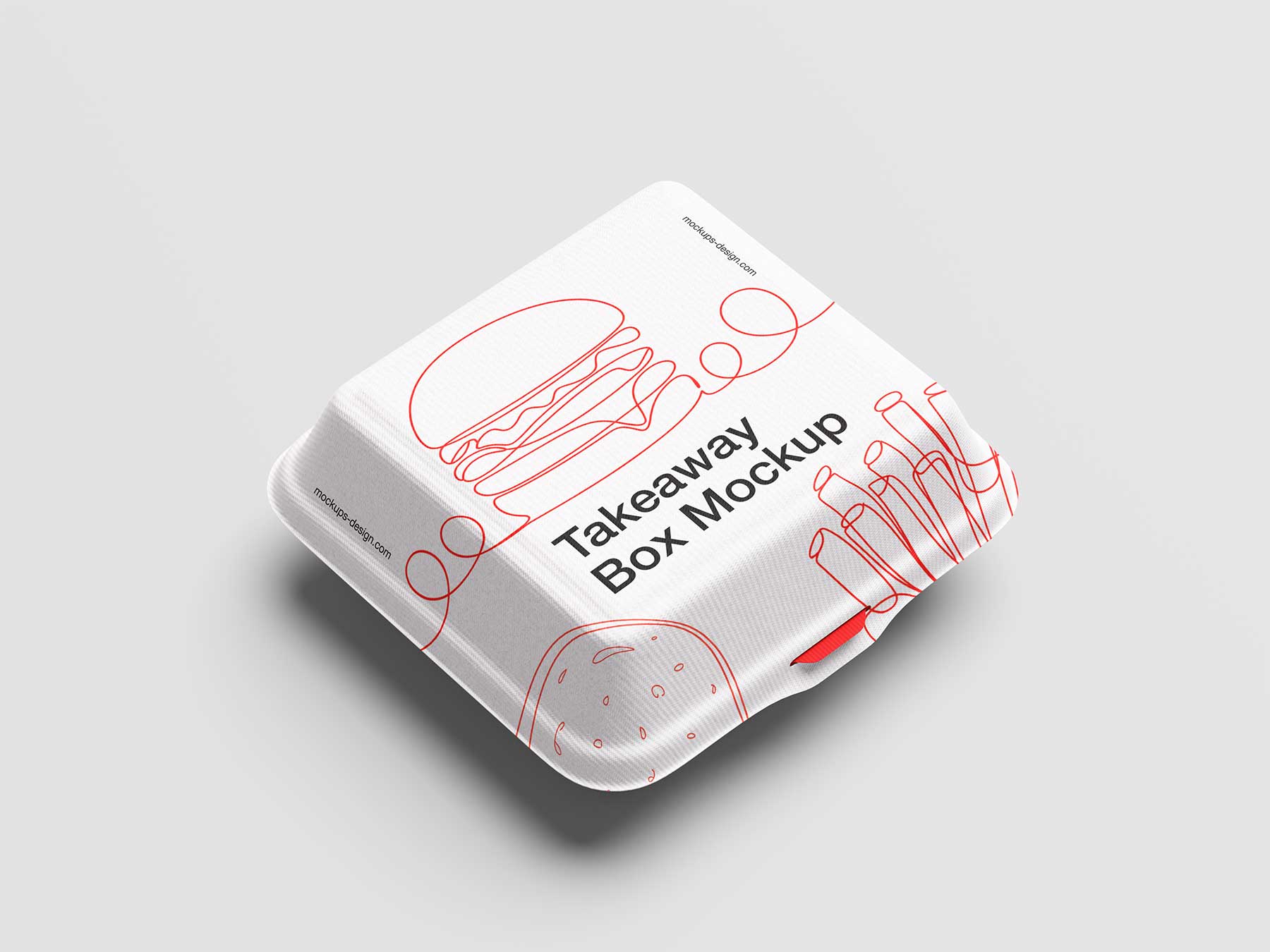 Fast Food Takeaway Box Free Mockups Set