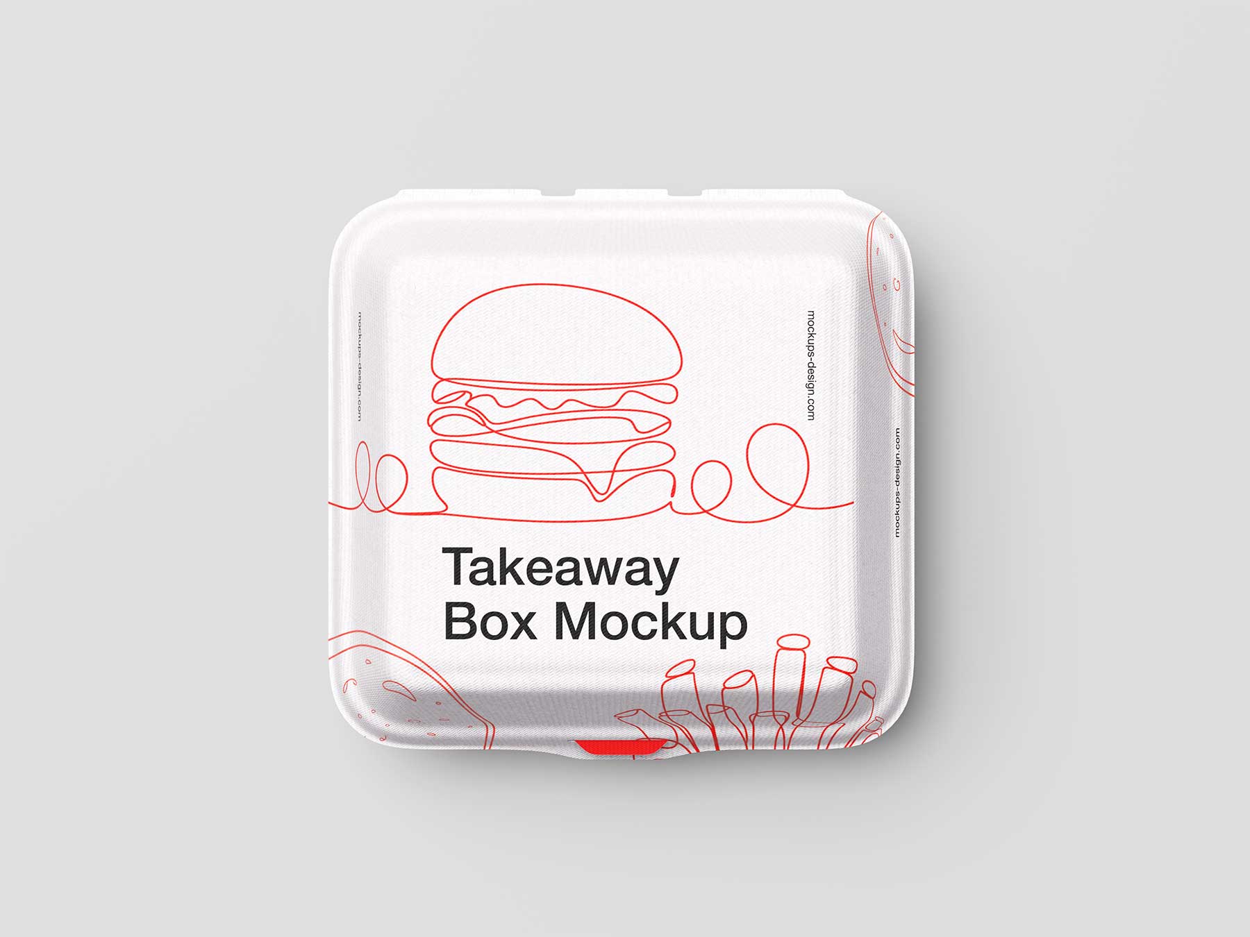 Fast Food Takeaway Box Free Mockups Set